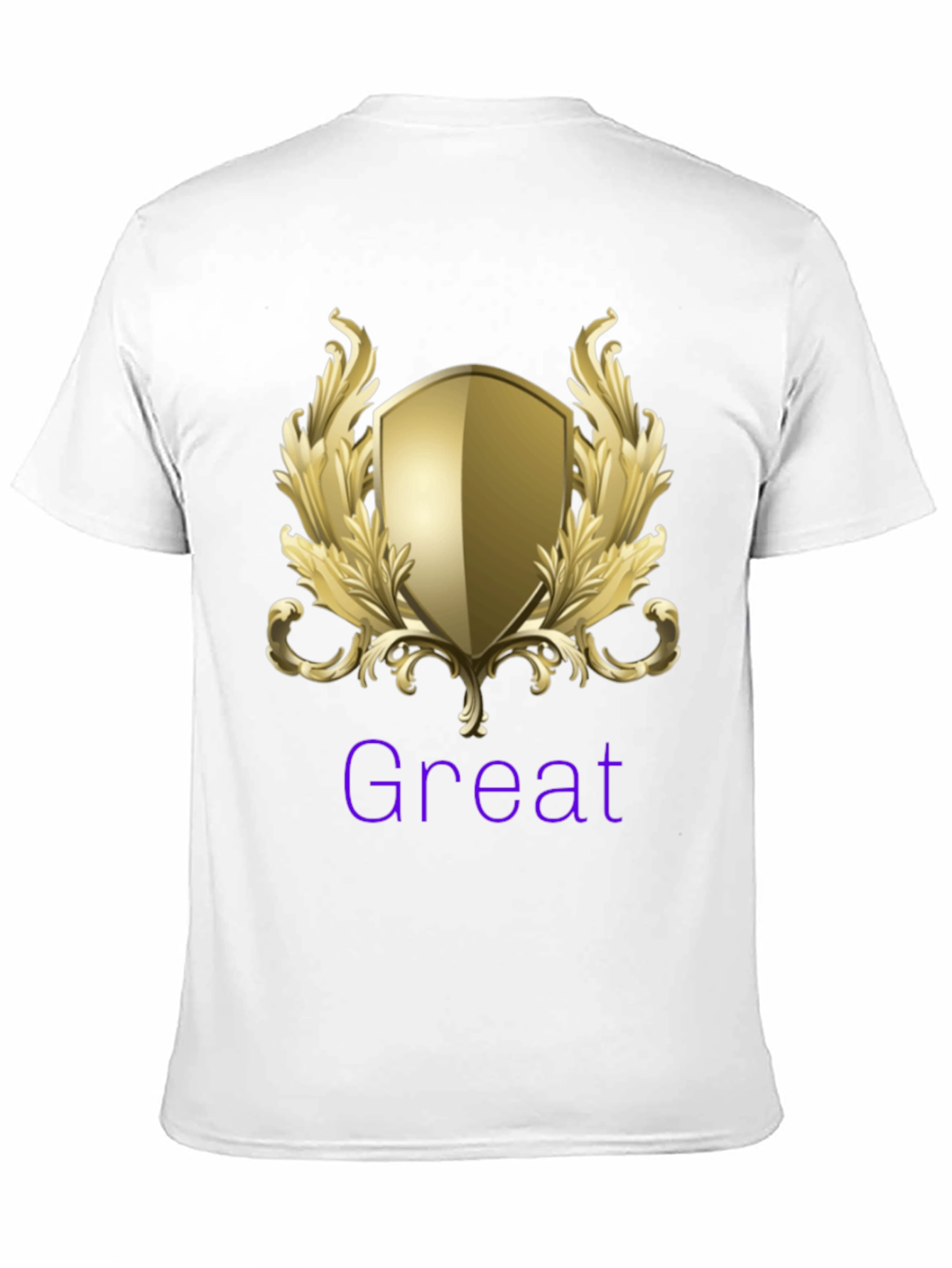 Black Great Shield Graphic T-Shirt - Premium Black Tee view 11