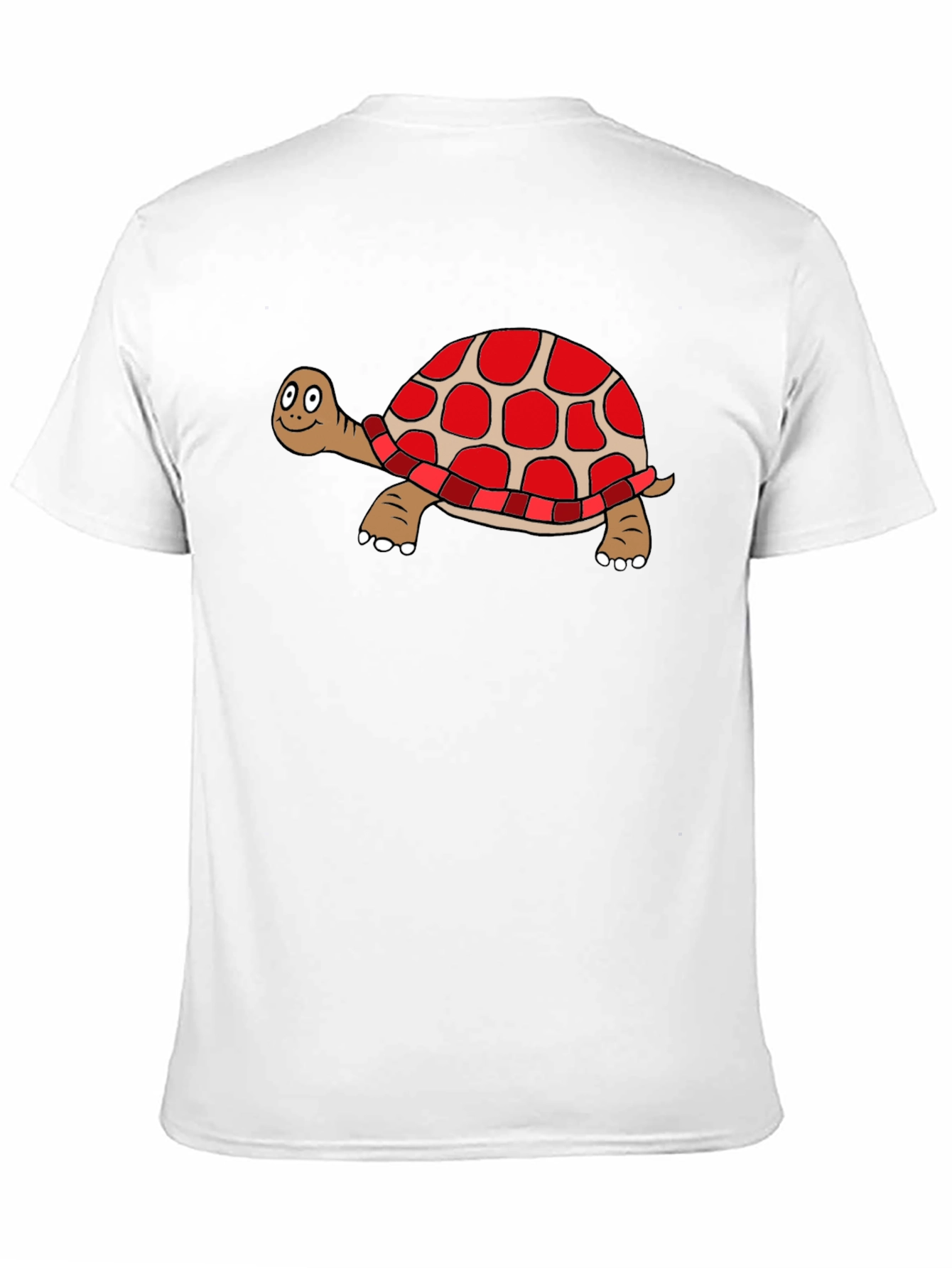 Black Cartoon Turtle Black T-Shirt view 11