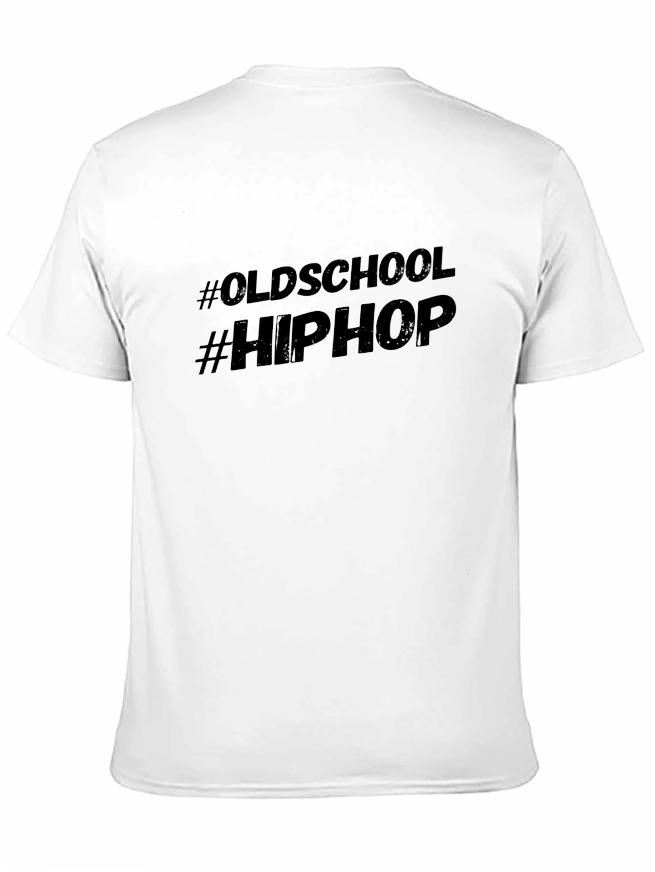 Black Oldschool Hip Hop Black T-Shirt view 11