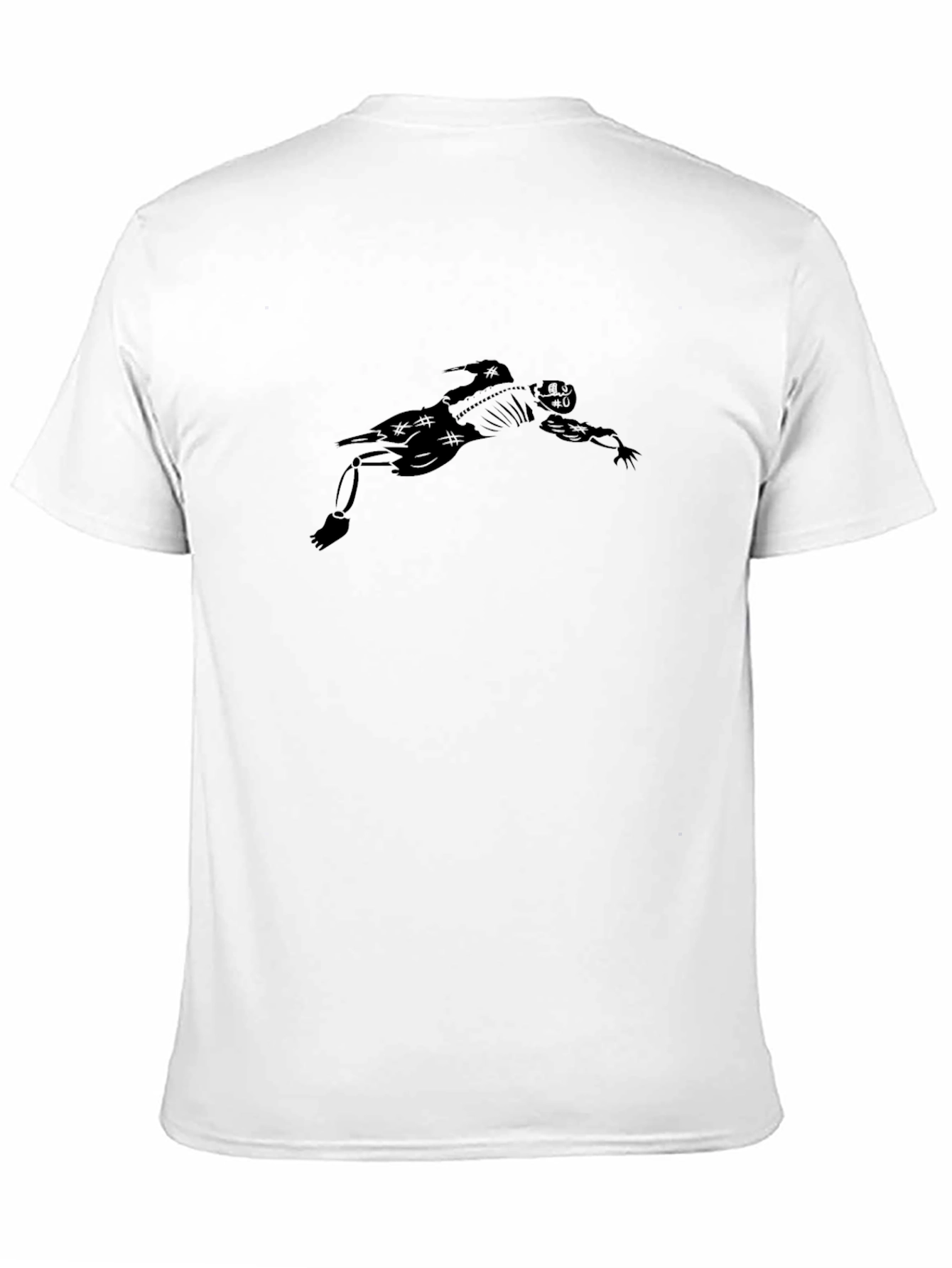Black Dark Raven Football T-Shirt - Unique Design view 11