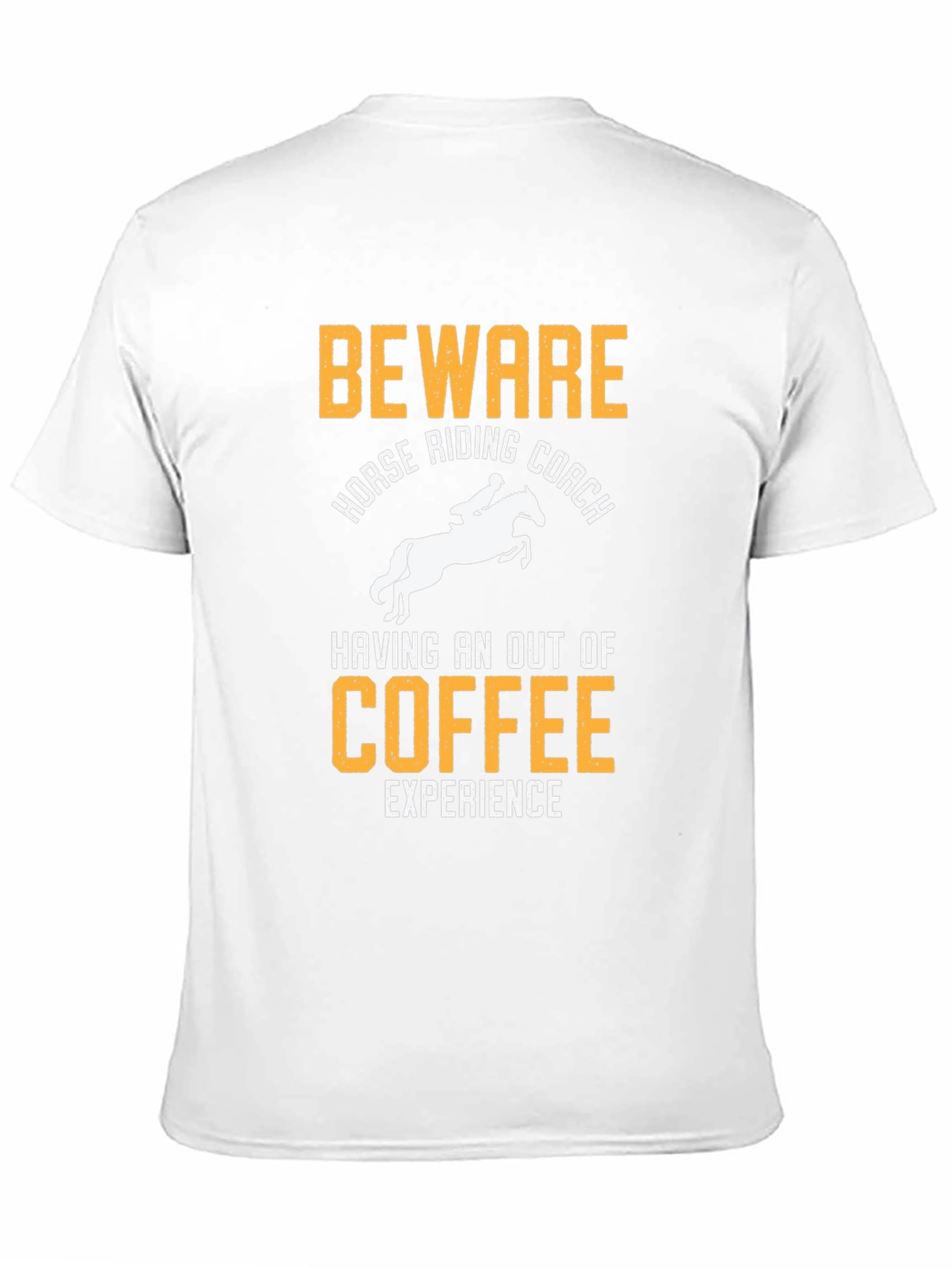 Black Beware Horse Riding Coach T-Shirt view 11