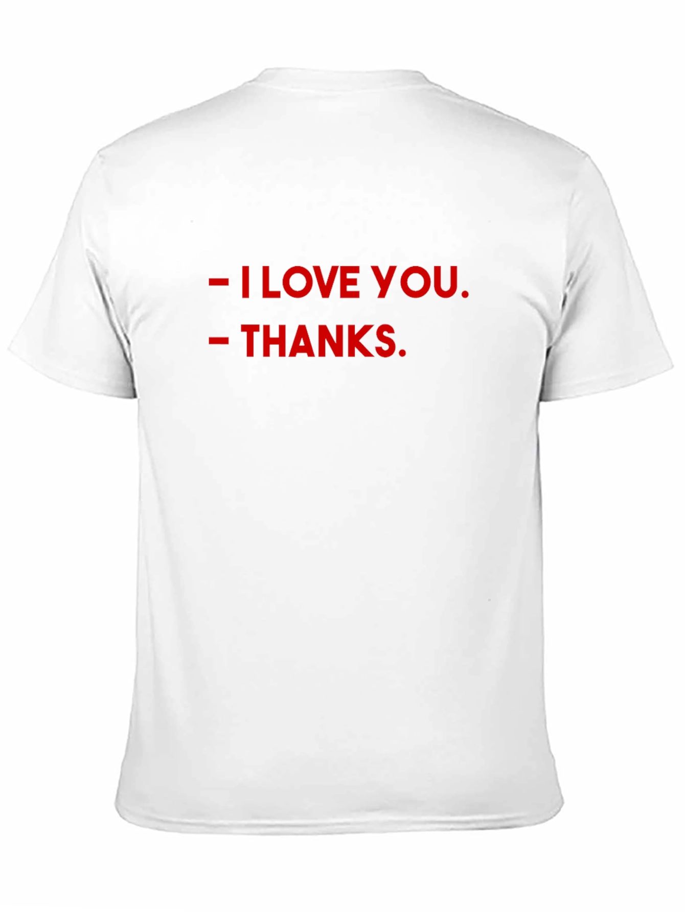 Black I Love You, Thanks. Black Graphic T-Shirt view 11