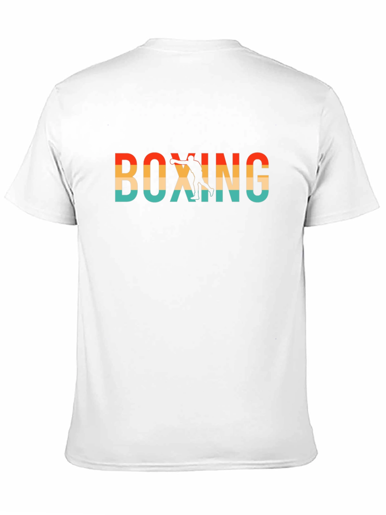 Black Retro Boxing Graphic Tee - Classic Style view 11