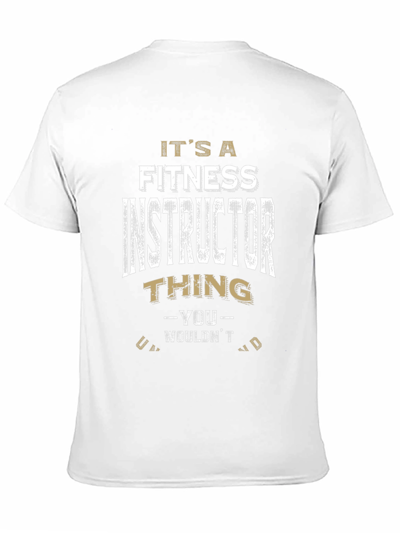 Black Fitness Instructor Thing T-Shirt view 11