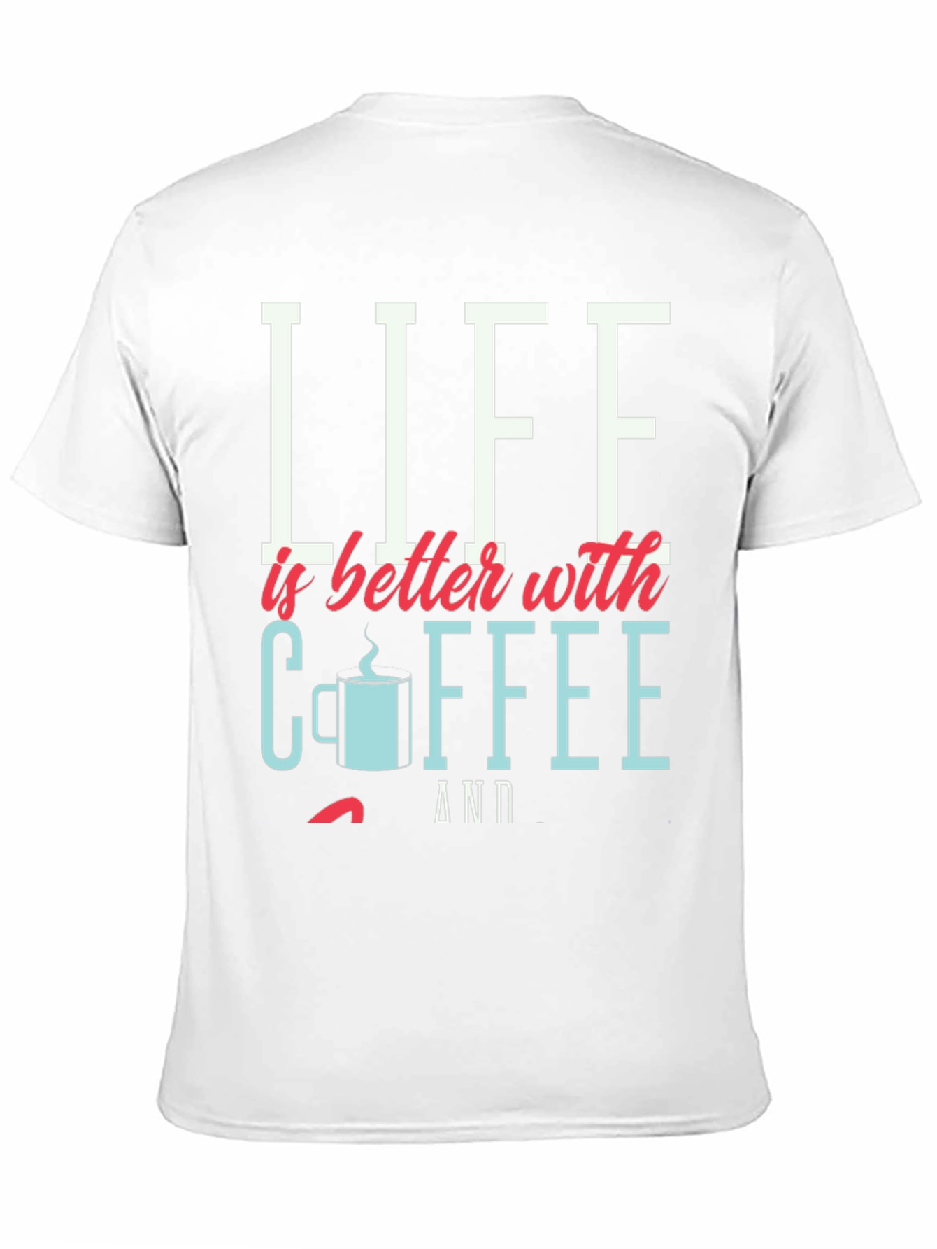 Black Life is Better with Coffee Graphic Tee view 11