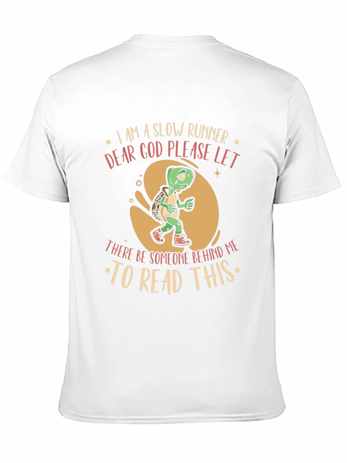 Black Slow Runner Turtle T-Shirt Funny Graphic Tee view 11