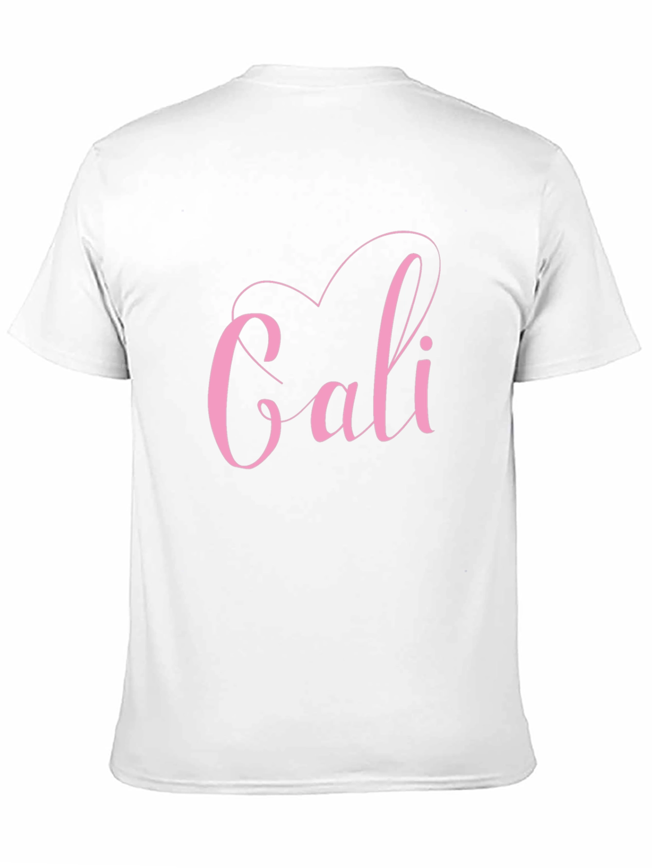 Black Stylish Cali Heart Graphic Tee - Trendy Black T-Shirt view 11