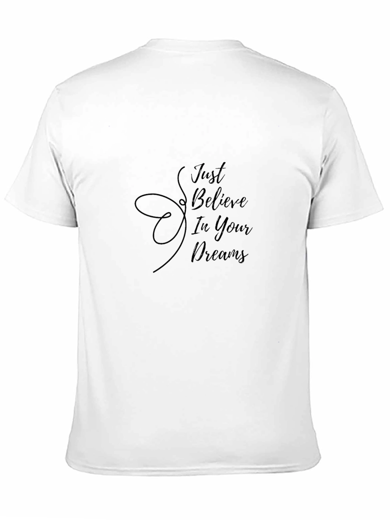 Black Believe in Your Dreams Graphic Tee - Black view 11
