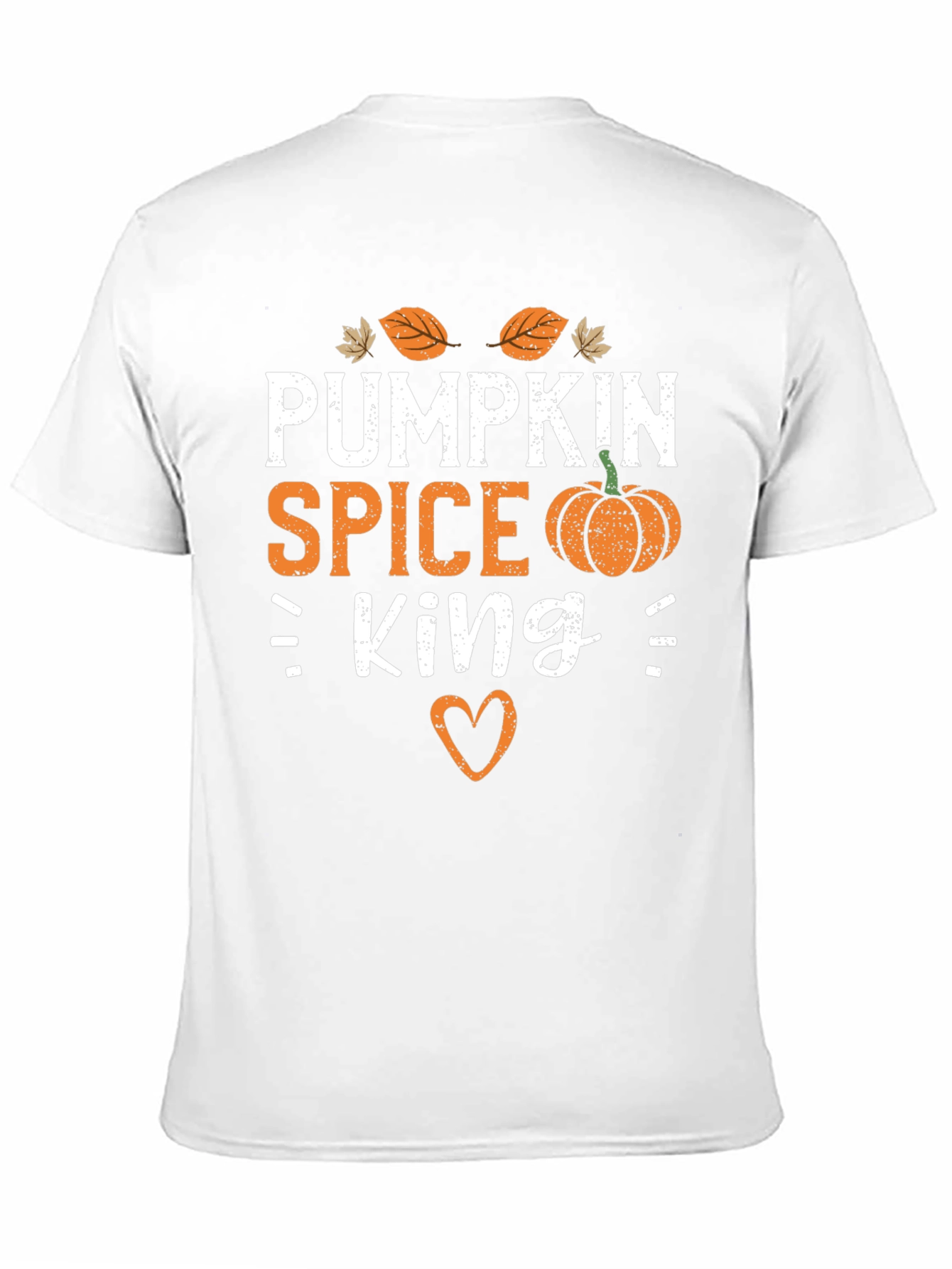 Black Pumpkin Spice King Graphic T-Shirt view 11