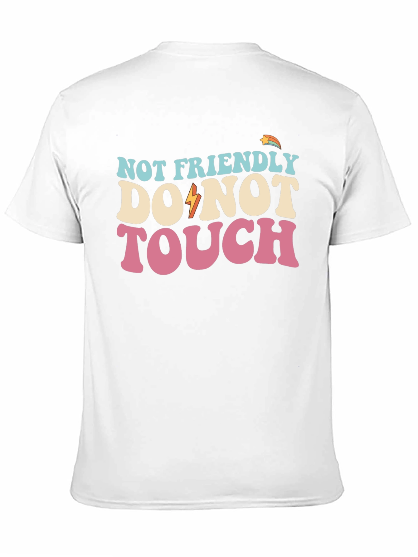 Black Not Friendly Graphic Tee - Unisex view 11