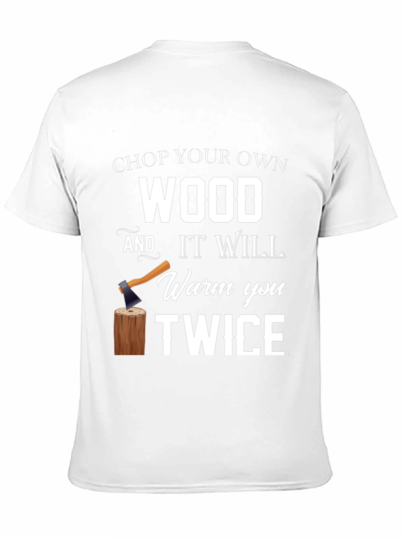 Black Chop Your Own Wood Graphic Tee view 11