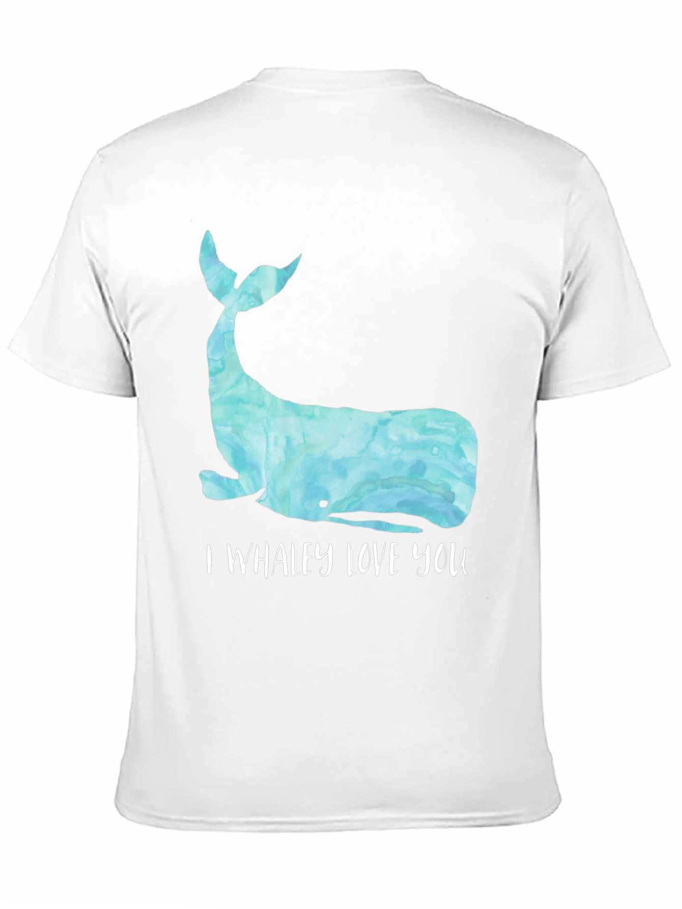 Black Whaley Love You T-Shirt - Cute Whale Graphic Tee view 11