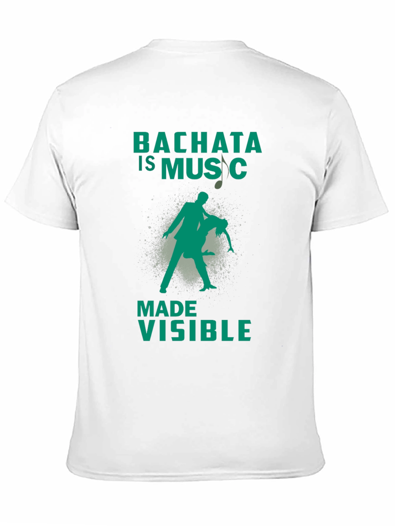 Black Bachata Is Music Made Visible Graphic T-Shirt view 11