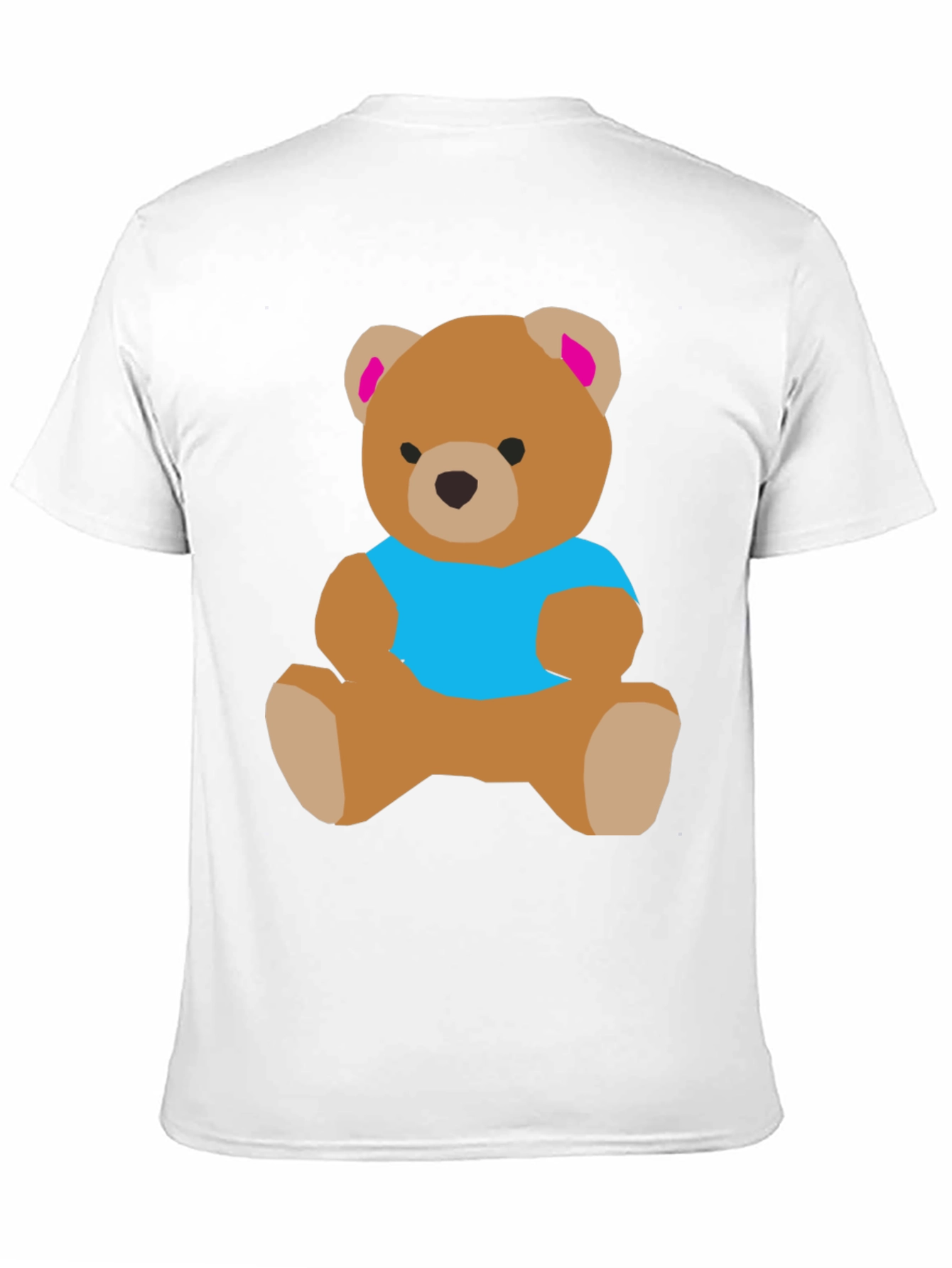 Black Cute Teddy Bear Graphic T-Shirt view 11