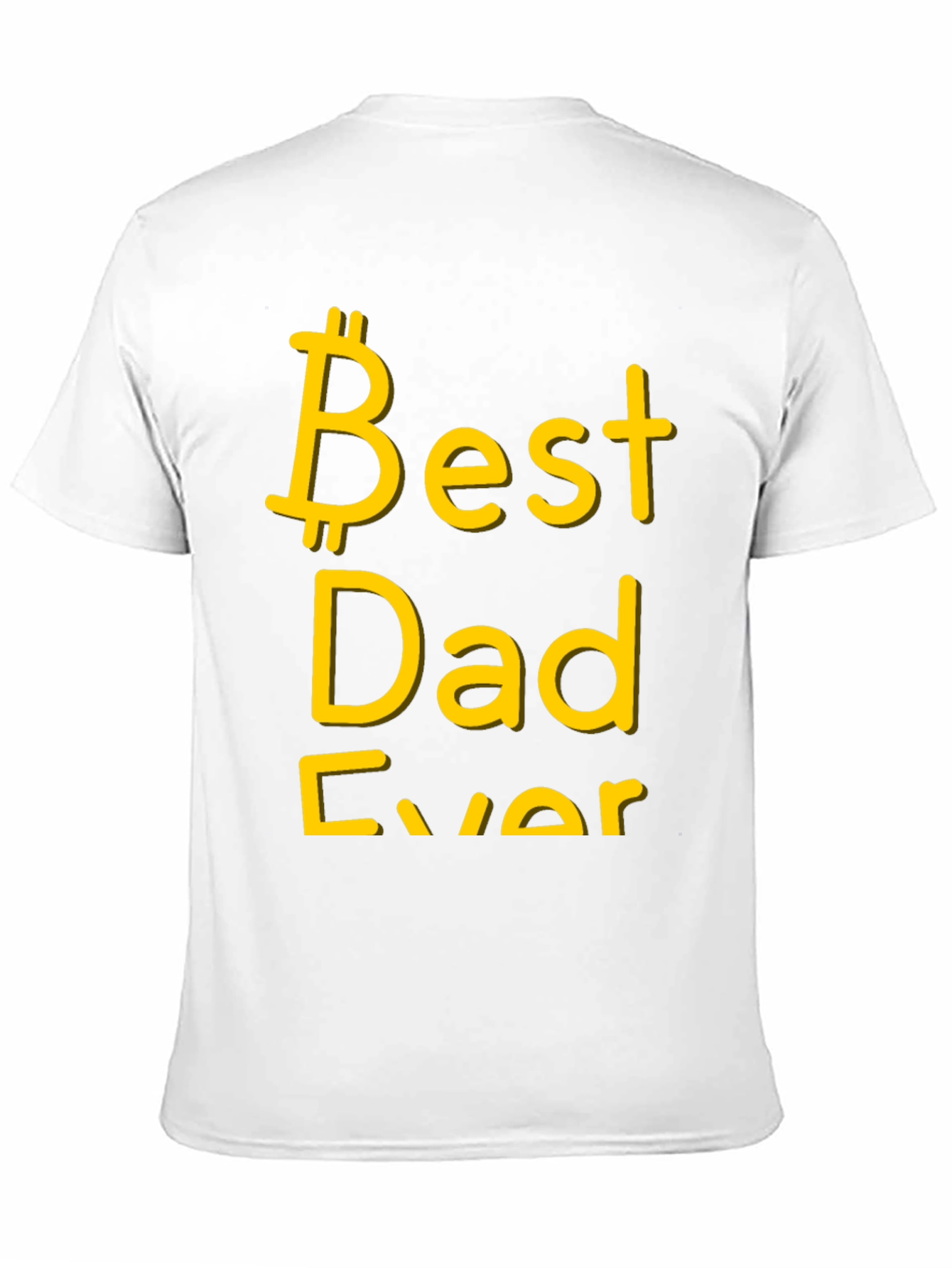 Black Best Dad Ever T-Shirt - Bitcoin Father's Day Gift view 11
