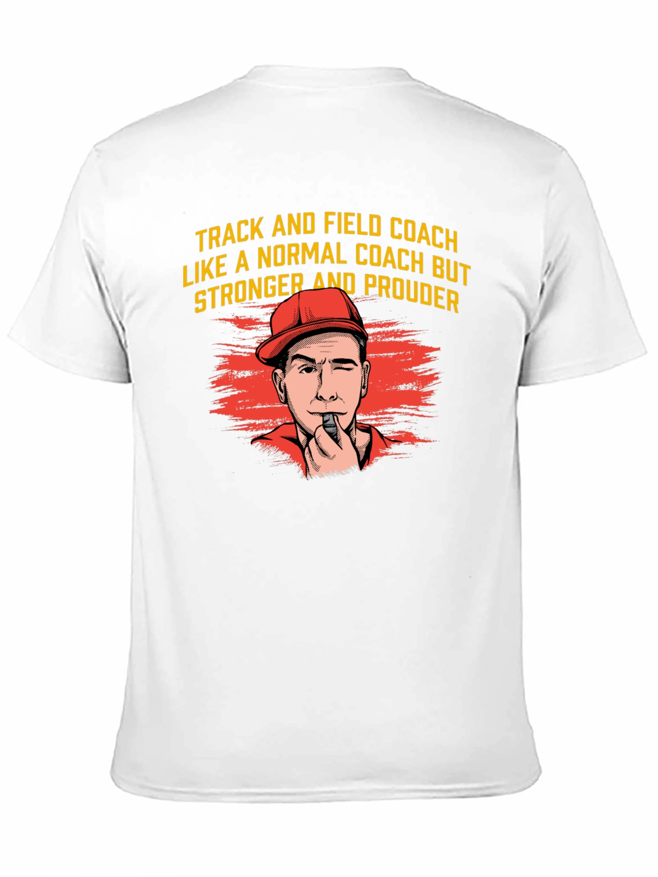 Black Track and Field Coach Graphic T-Shirt view 11