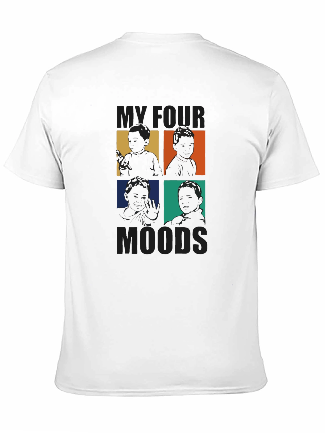 Black My Four Moods Graphic T-Shirt view 11