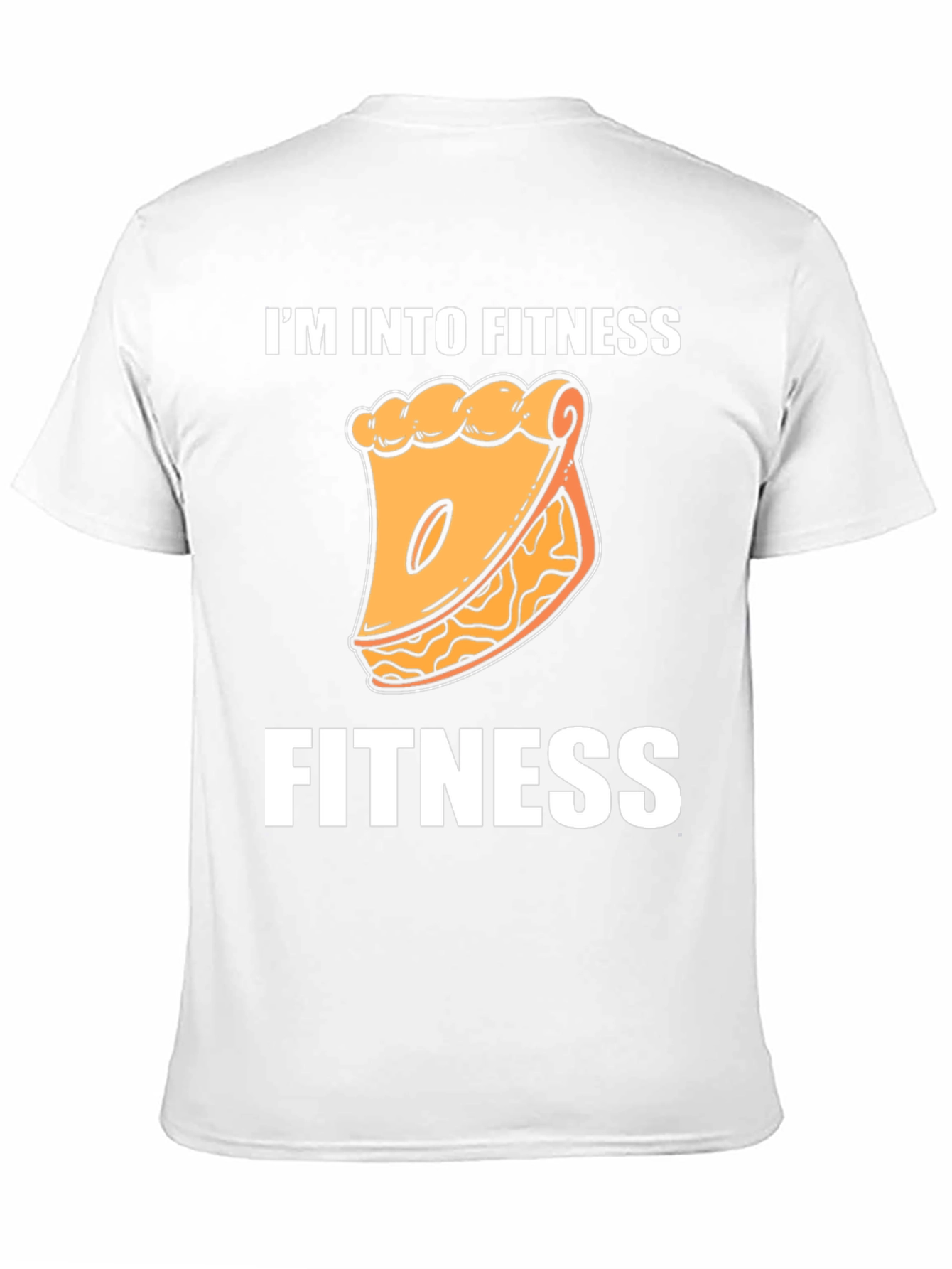 Black Fitness Pie T-Shirt - I'm Into Fitness Funny Tee view 11