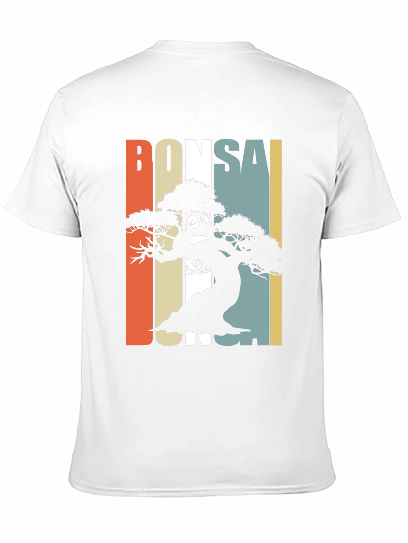 Black Bonsai Silhouette Graphic Tee - Retro Style view 11