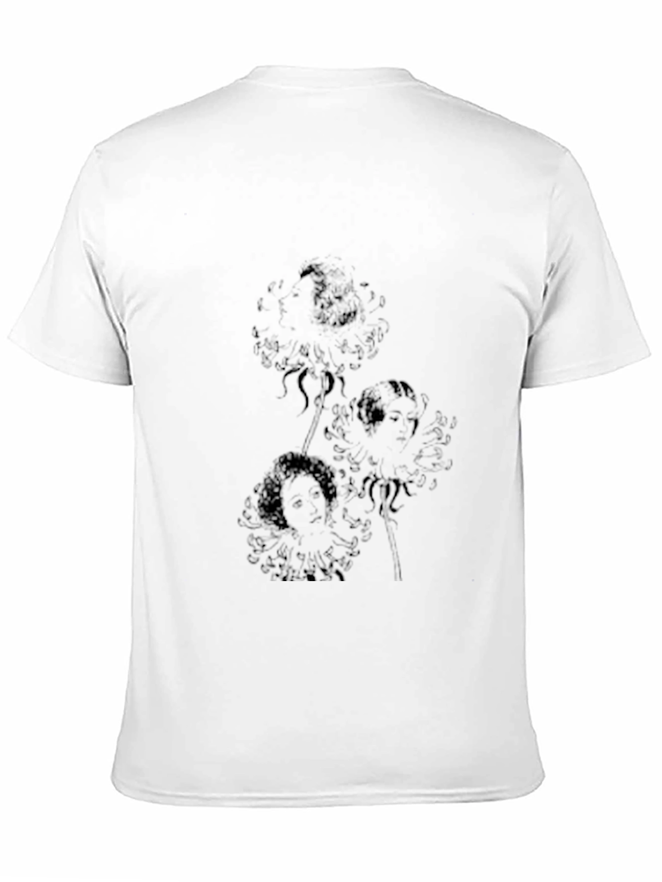 Black Stylish Black Graphic Print Crew Neck T-Shirt view 11