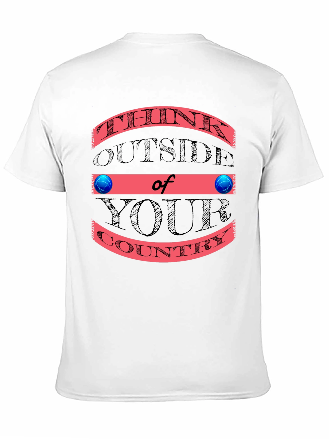 Black Think Outside T-Shirt view 11