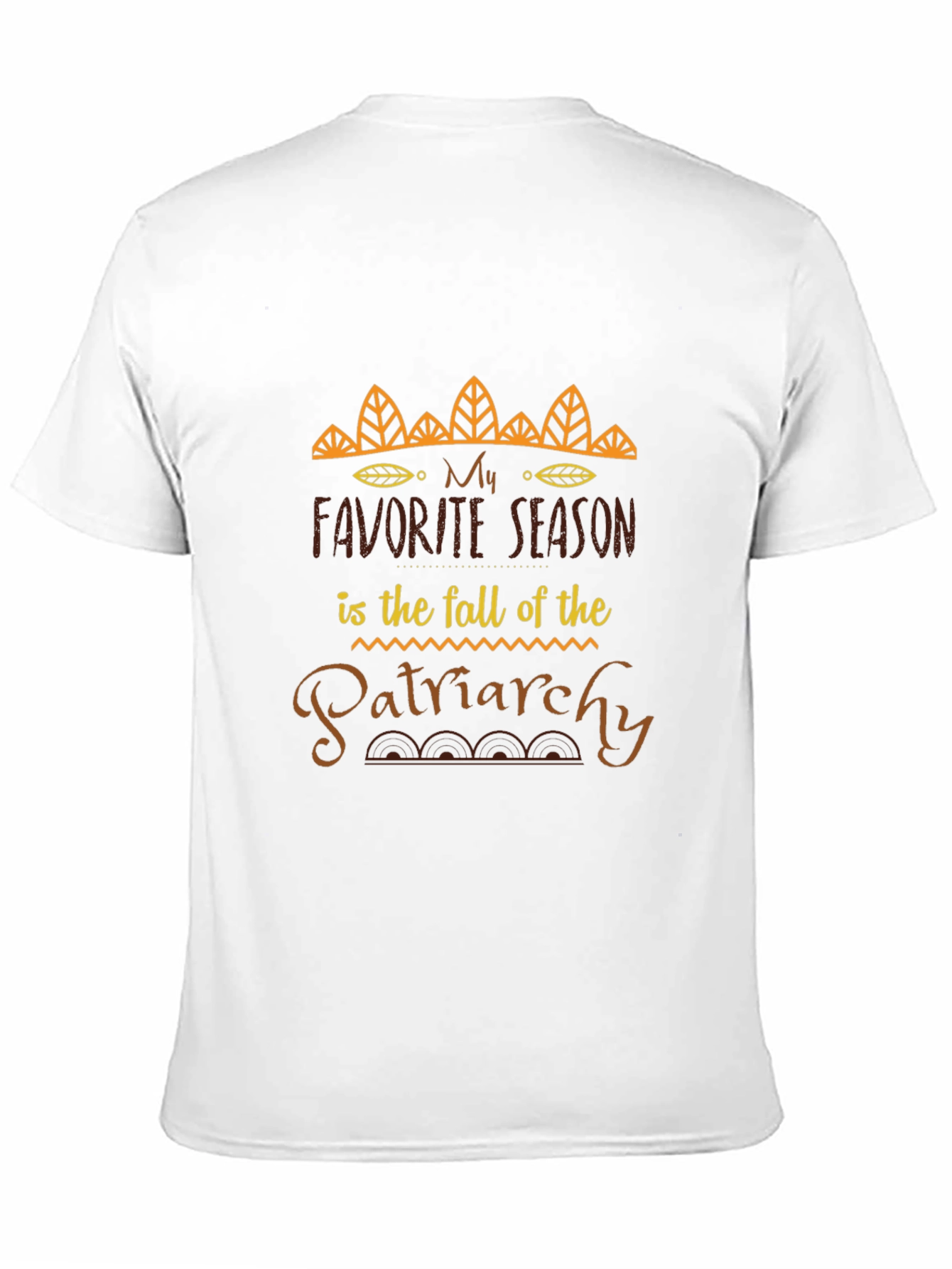 Black Fall of Patriarchy Graphic Tee - Black view 11