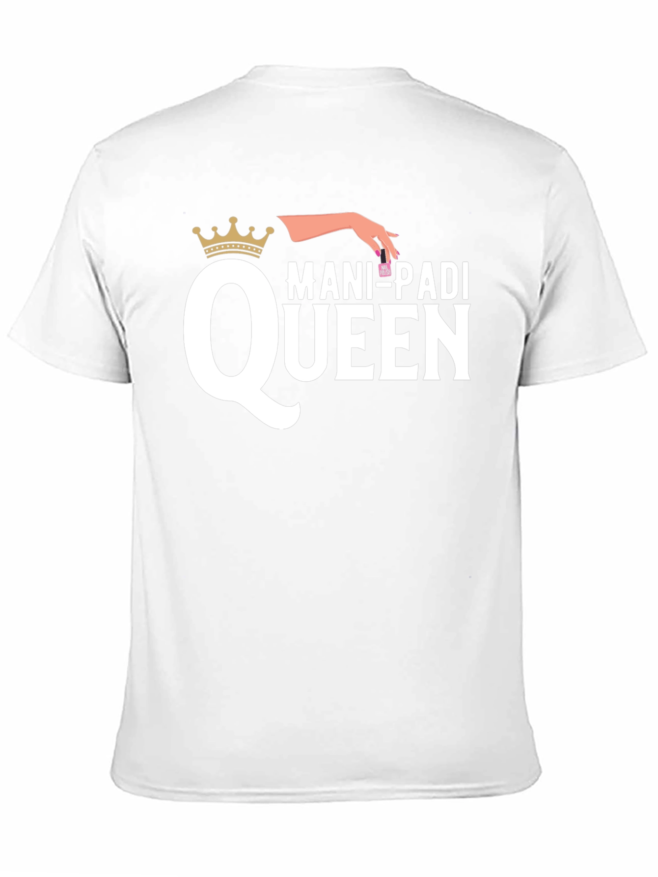 Black Mani-Padi Queen Graphic T-Shirt view 11