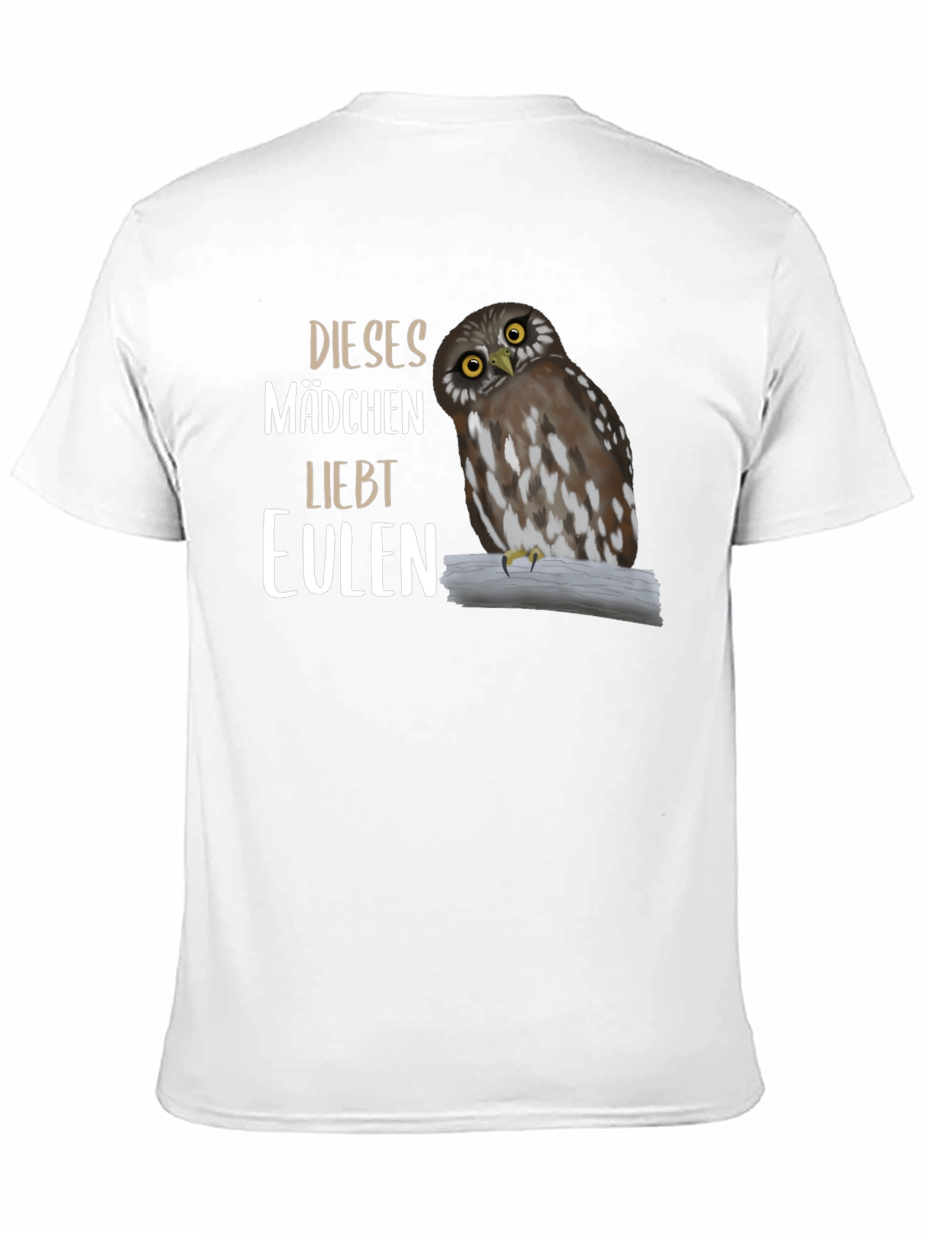 Black Owl Lover T-Shirt - Dieses Madchen Liebt Eulen view 11