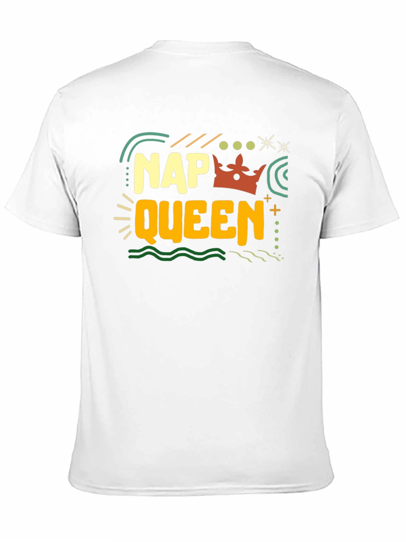 Black Nap Queen Graphic T-Shirt - Unisex view 11