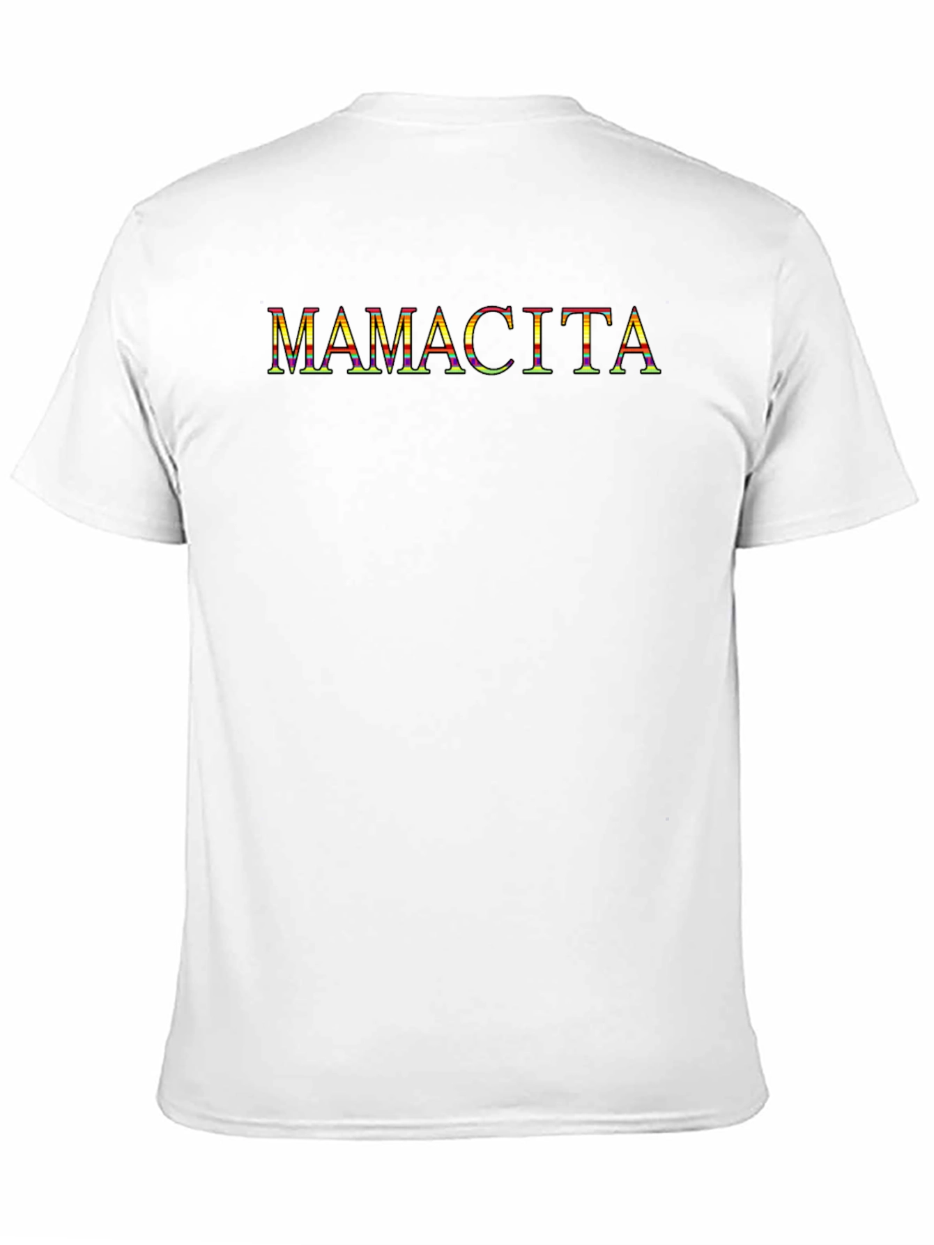 Black Mamacita Colorful Graphic Tee - Black Cotton Blend view 11
