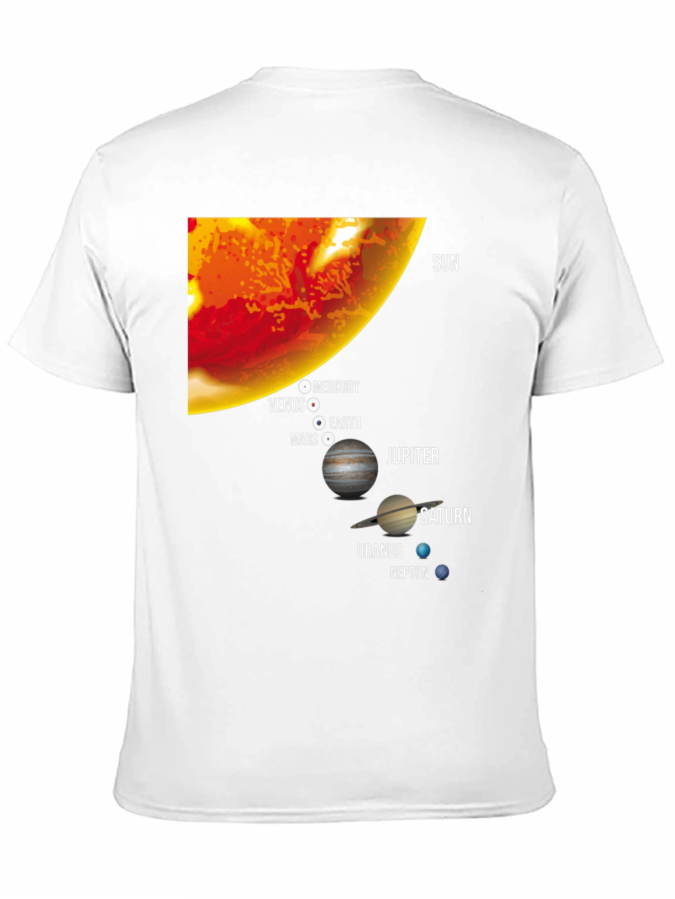 Solar System Planets Graphic T-Shirt - 11