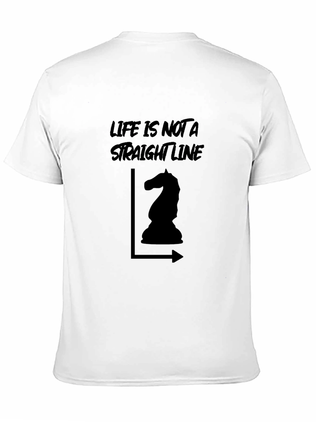 Black Life is not a Straight Line T-Shirt view 11