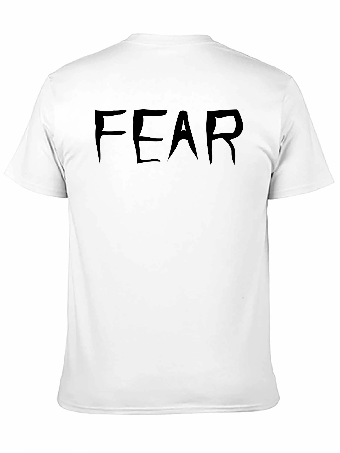 Black FEAR Graphic Tee - Mens Black T-Shirt view 11