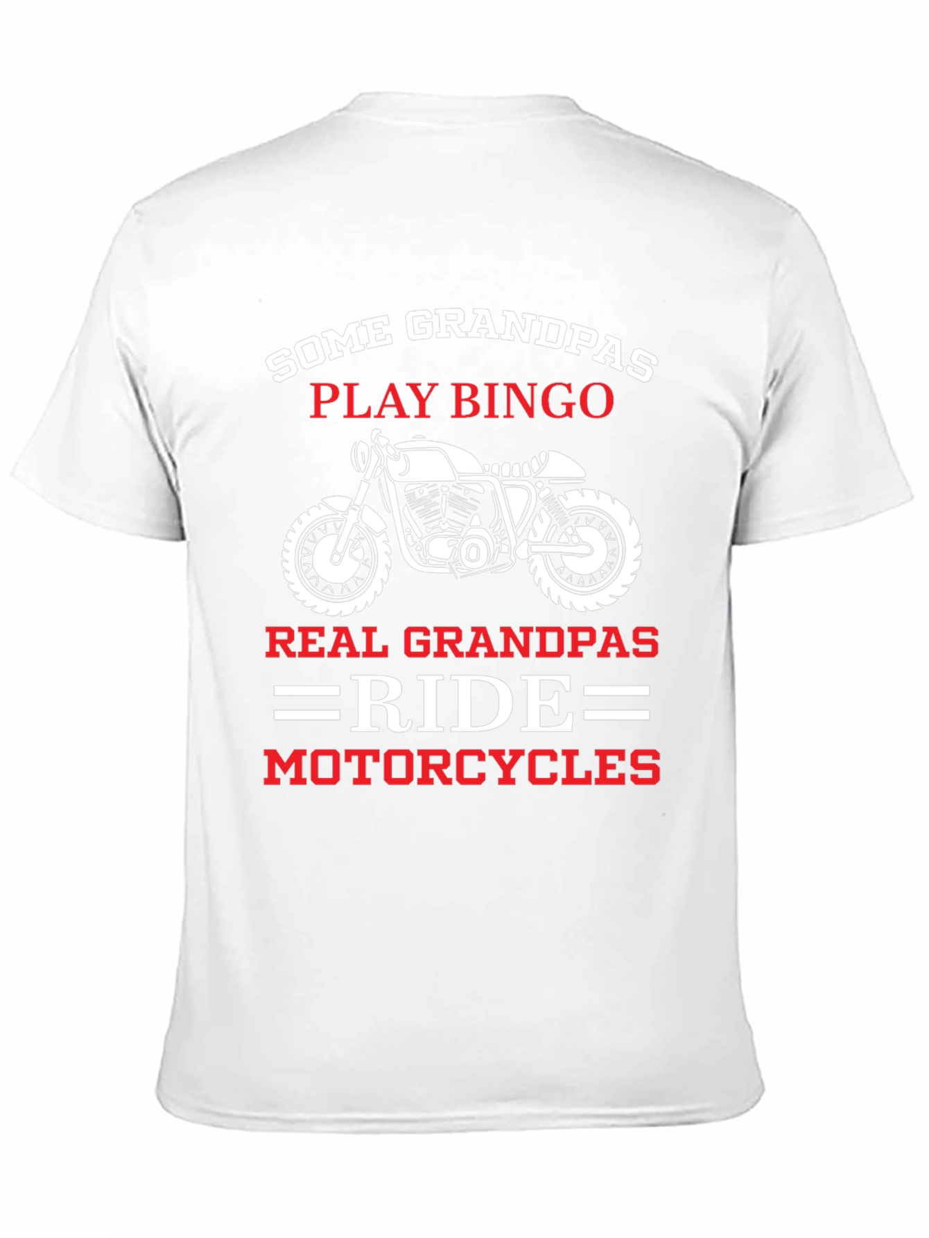 Black Grandpa Motorcycle T-Shirt - Ride in Style! view 11
