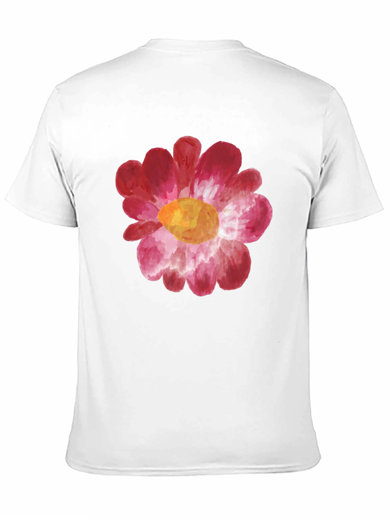 Black Floral Watercolor Graphic Tee - Black view 11