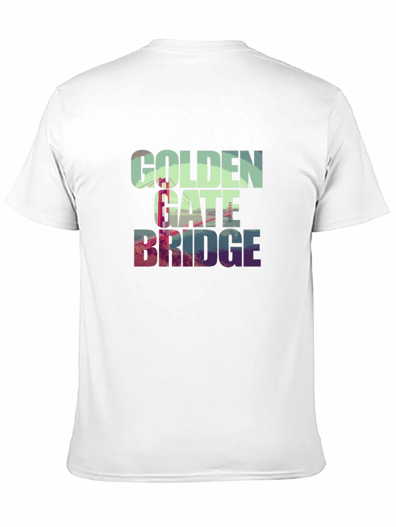 Black Golden Gate Bridge Graphic Tee - Black T-Shirt view 11