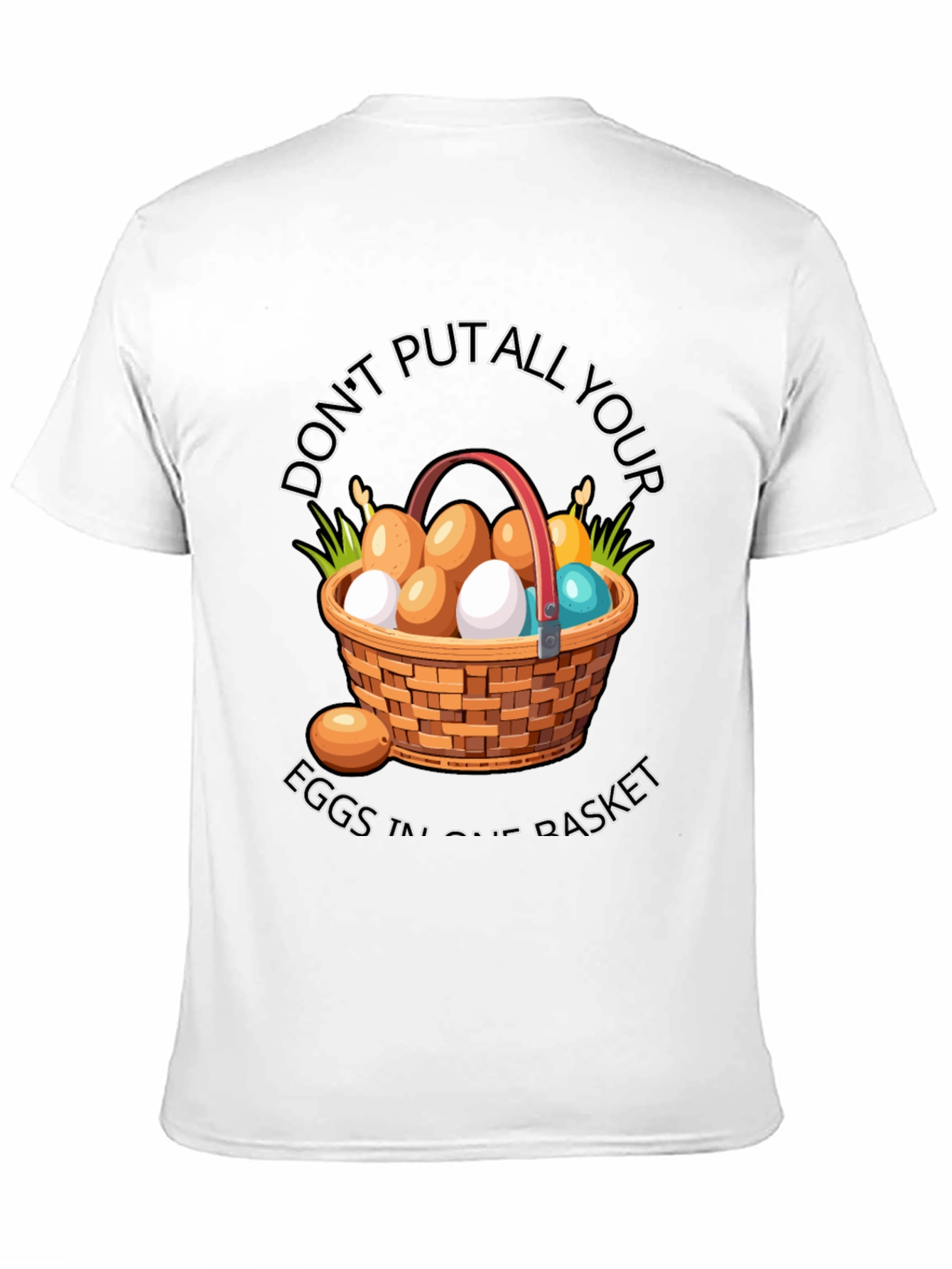 Black Don't Put All Your Eggs T-Shirt view 11