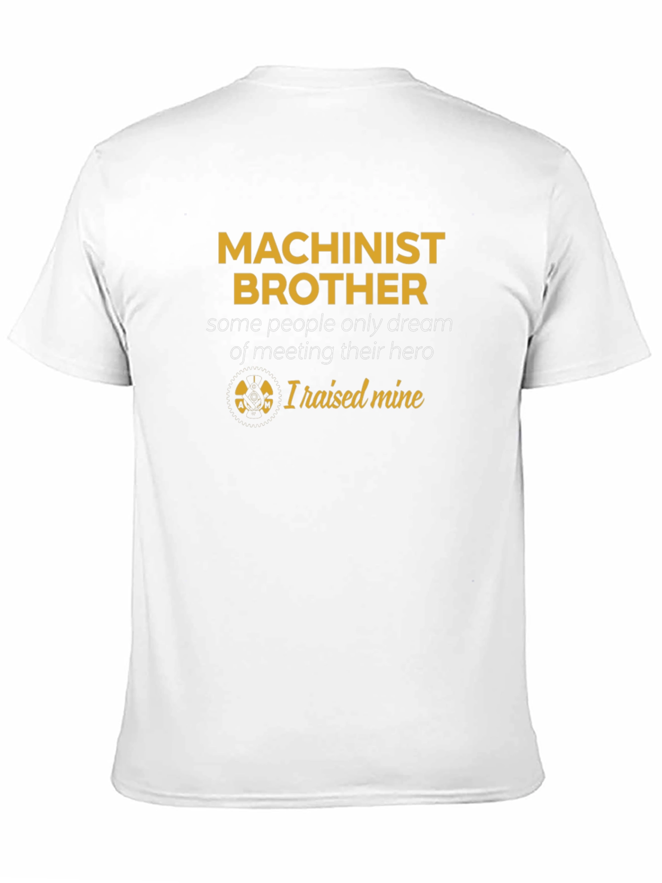 Black Machinist Brother T-Shirt - Raised Mine view 11