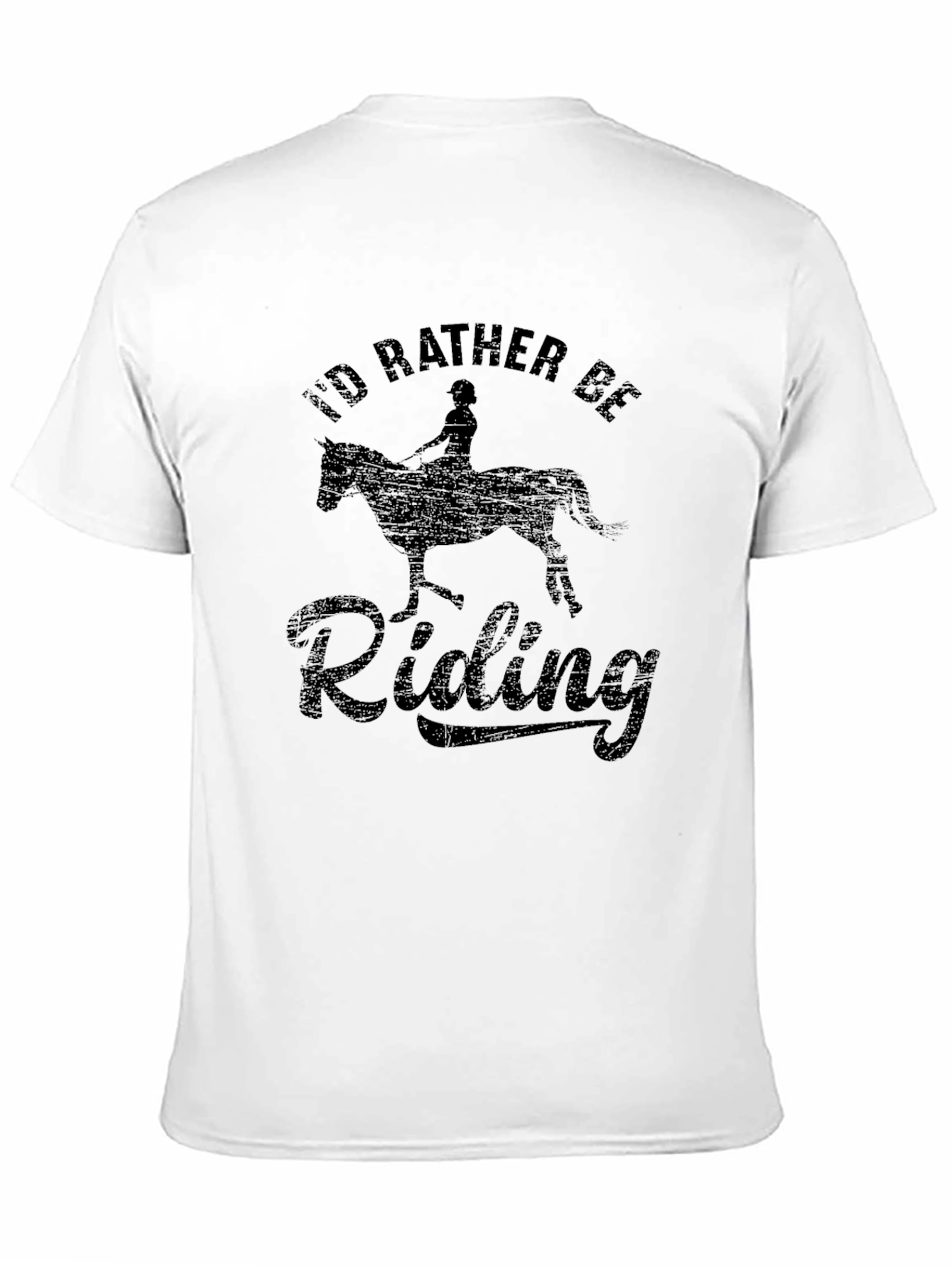 I'd Rather Be Riding T-Shirt Horseback Riding - 11