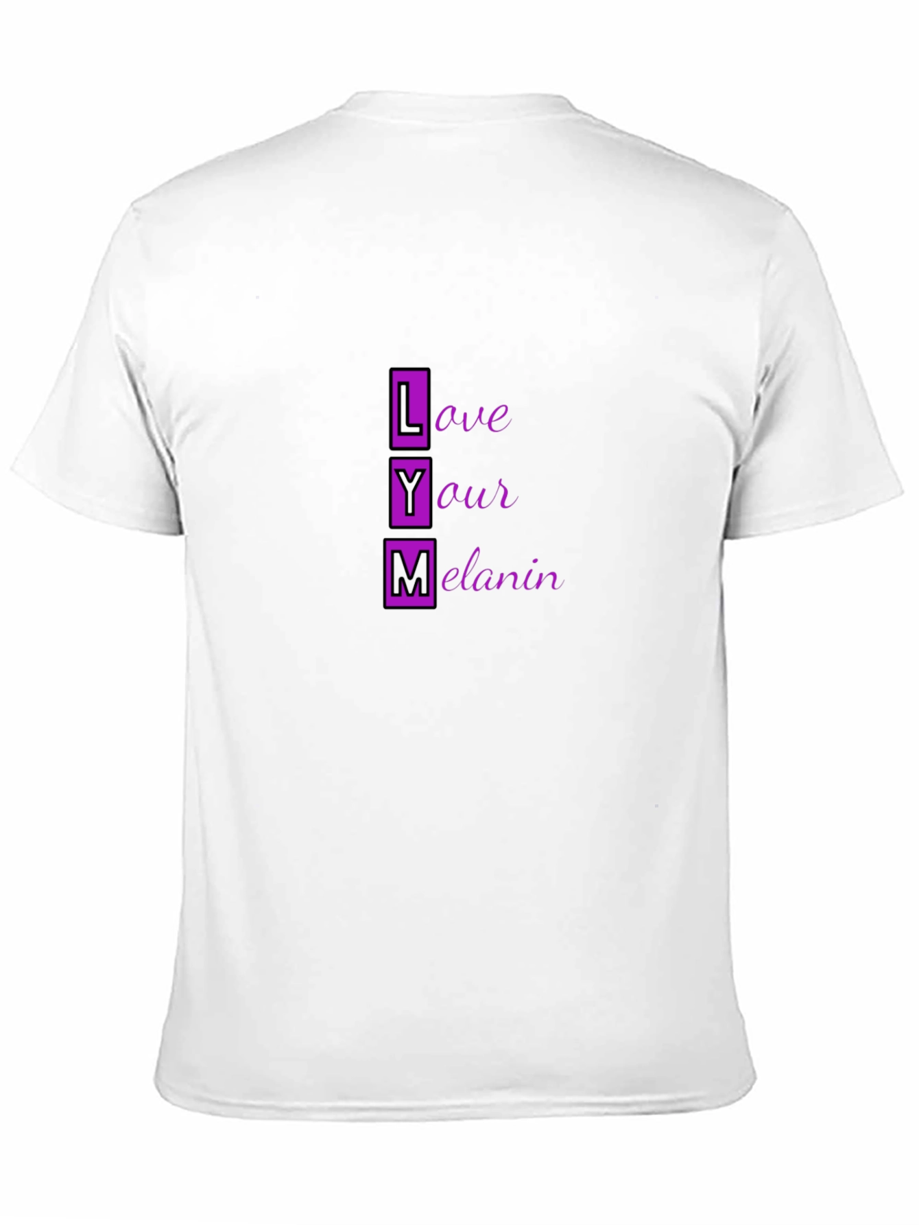 Black Love Your Melanin Graphic Tee - Black Unisex T-Shirt view 11