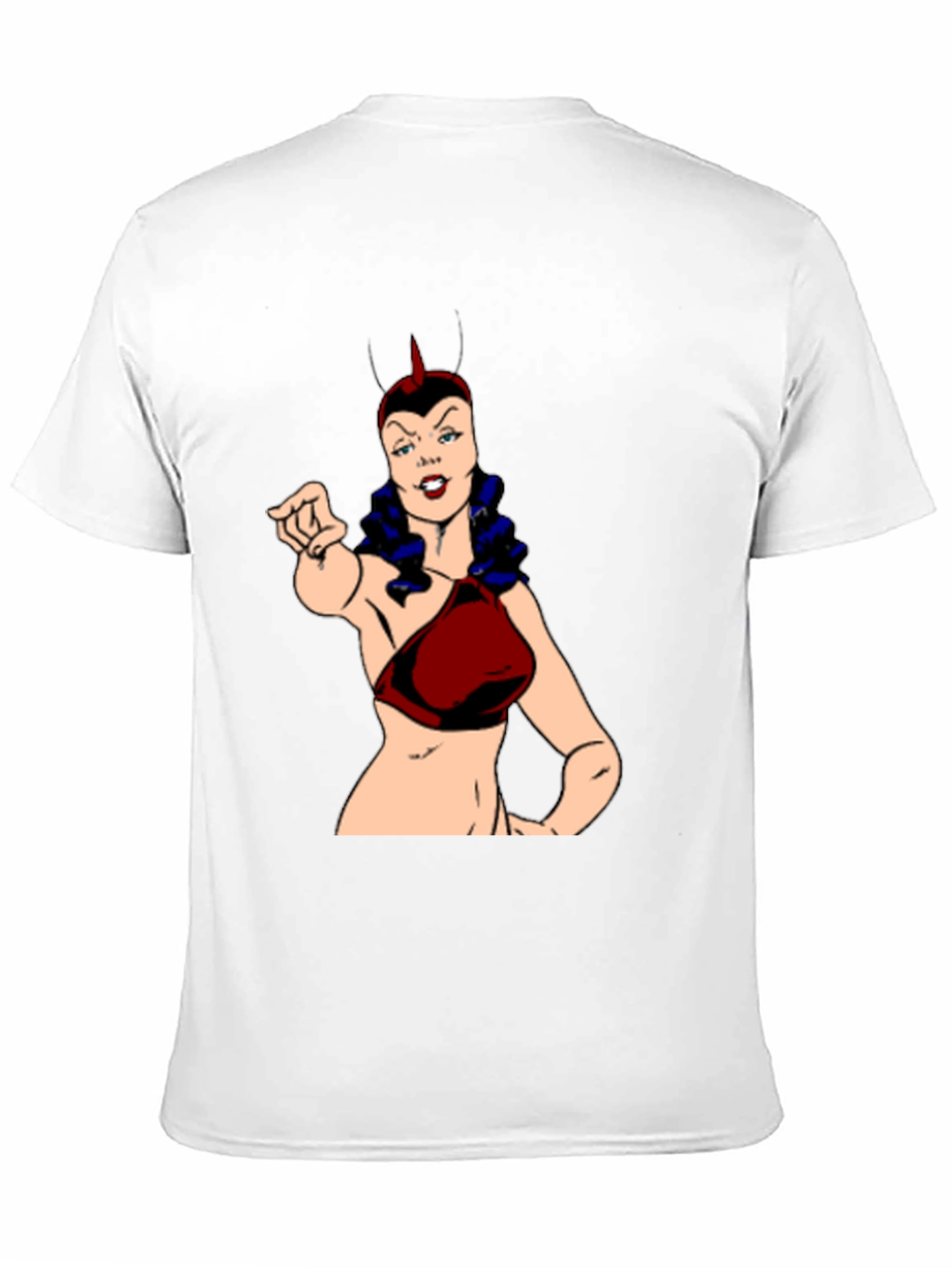 Black Cartoon Villain T-Shirt: Bold Graphic Tee view 11