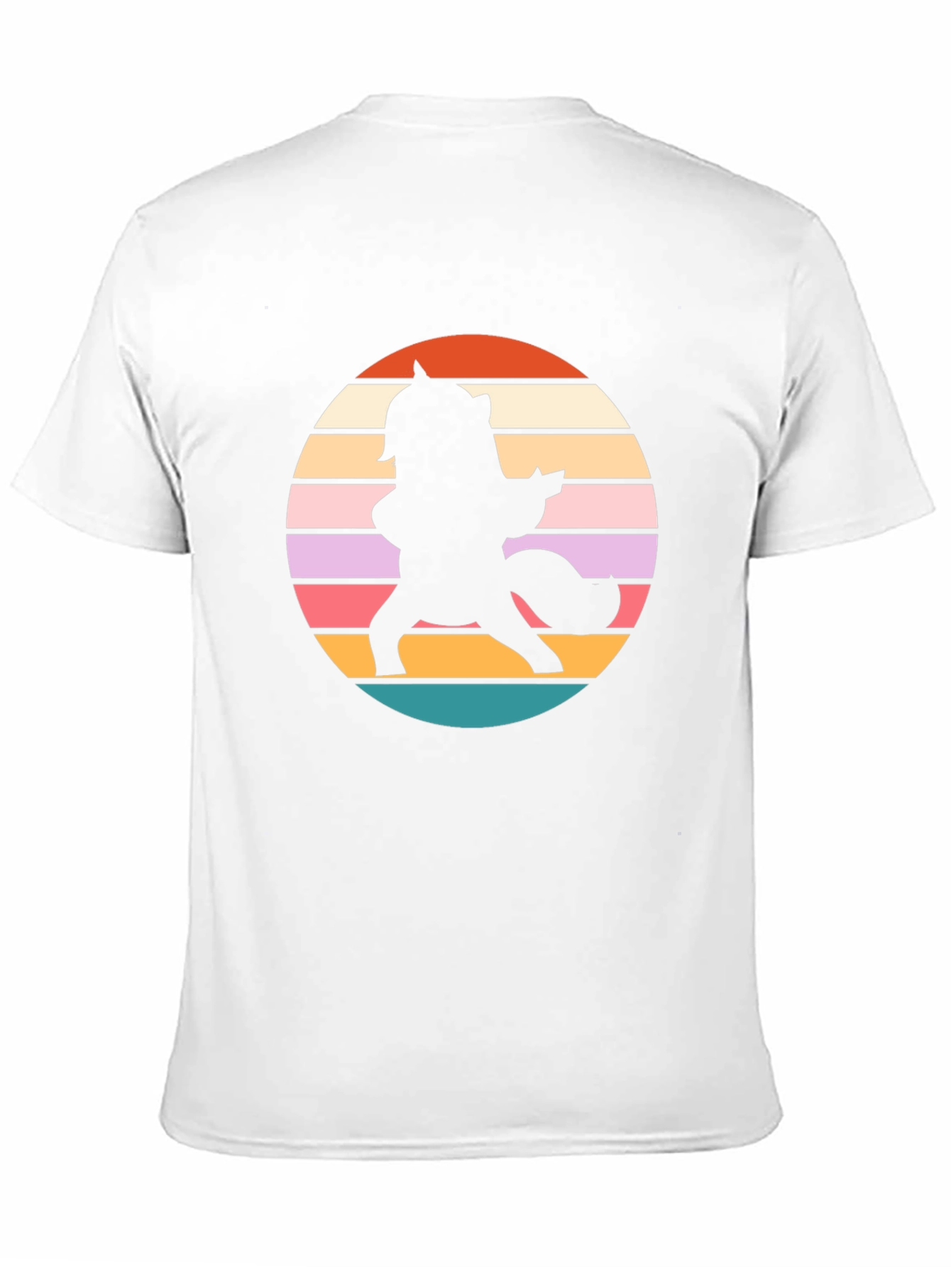 Black Retro Unicorn T-Shirt - Magical Silhouette Tee view 11