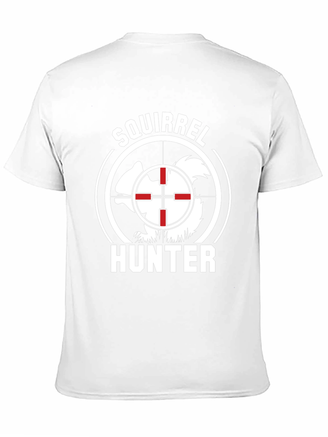 Black Squirrel Hunter Graphic Tee - Novelty Hunting Shirt view 11