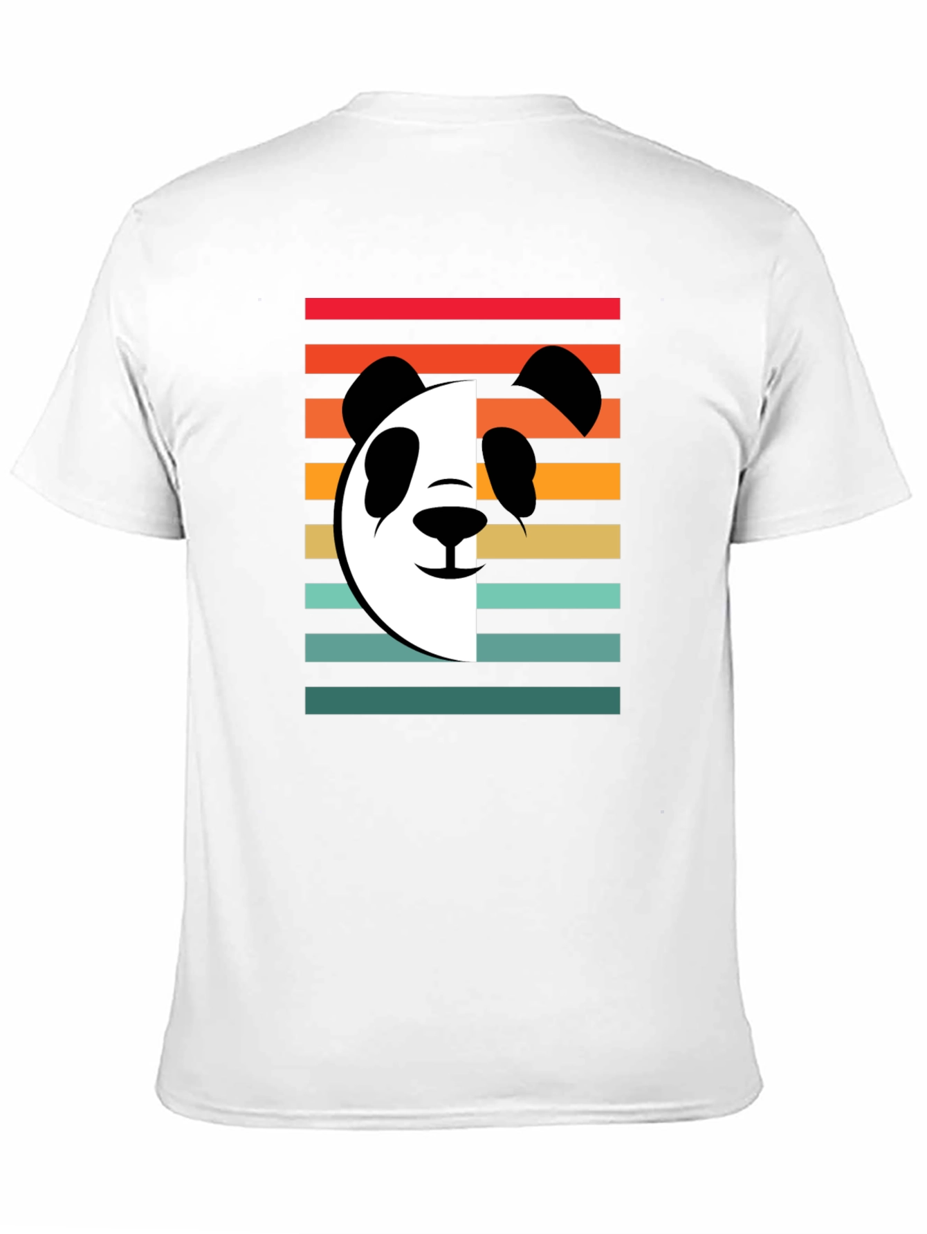 Black Retro Panda Graphic Tee - Stylish Cotton T-Shirt view 11