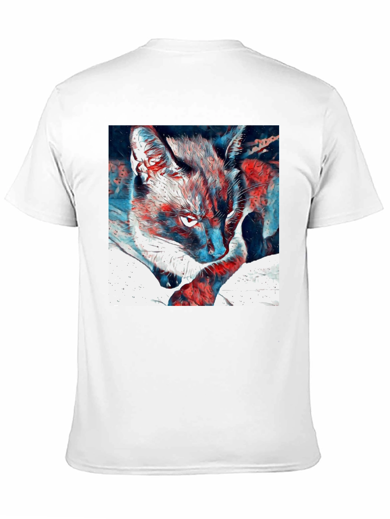 Black Cat Graphic T-Shirt - Cool Animal Tee view 11