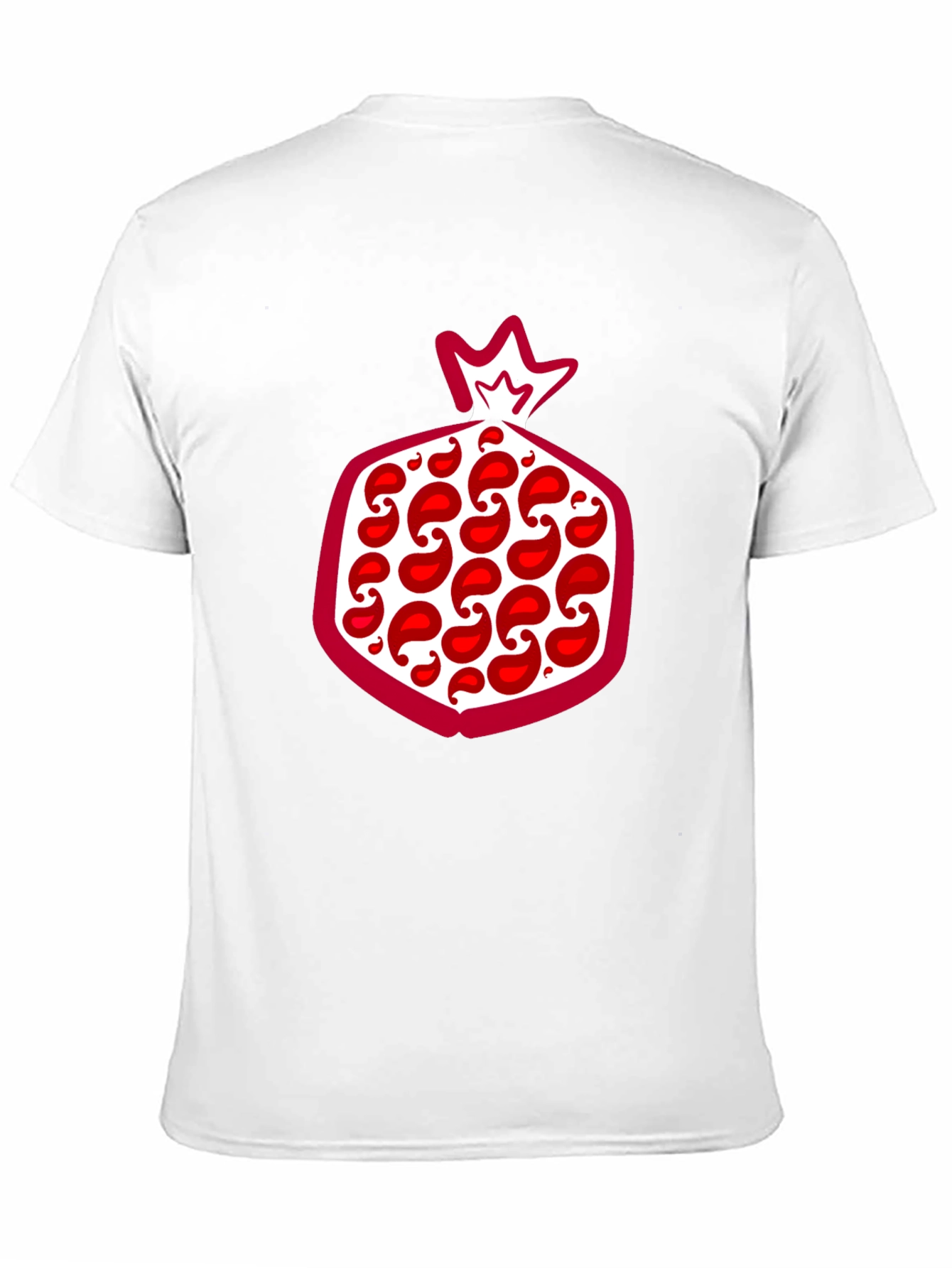 Black Pomegranate Graphic Tee - Stylish Fruit Design T-Shirt view 11