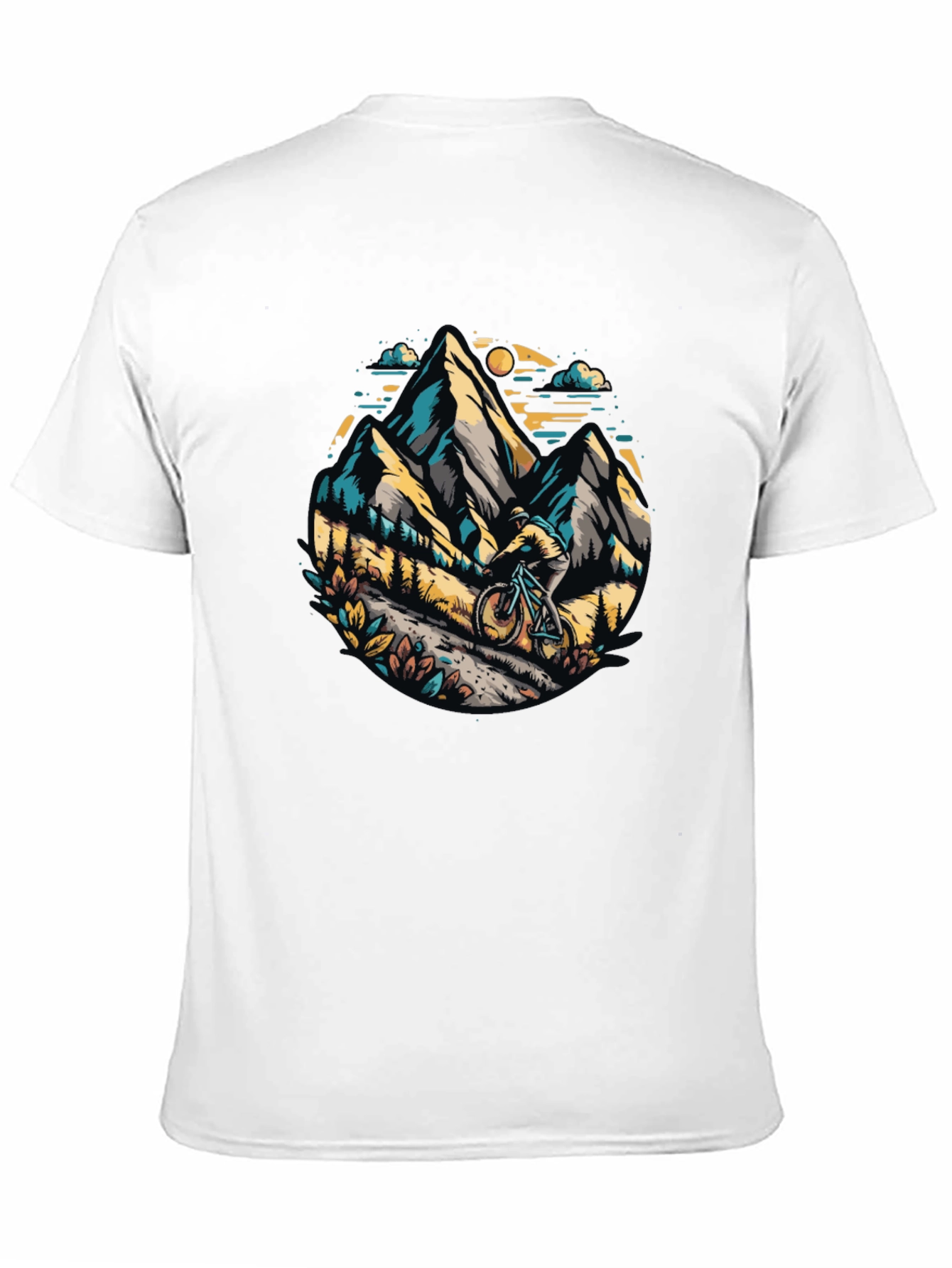 Black Mountain Biker Graphic Tee - Adventure Awaits! view 11