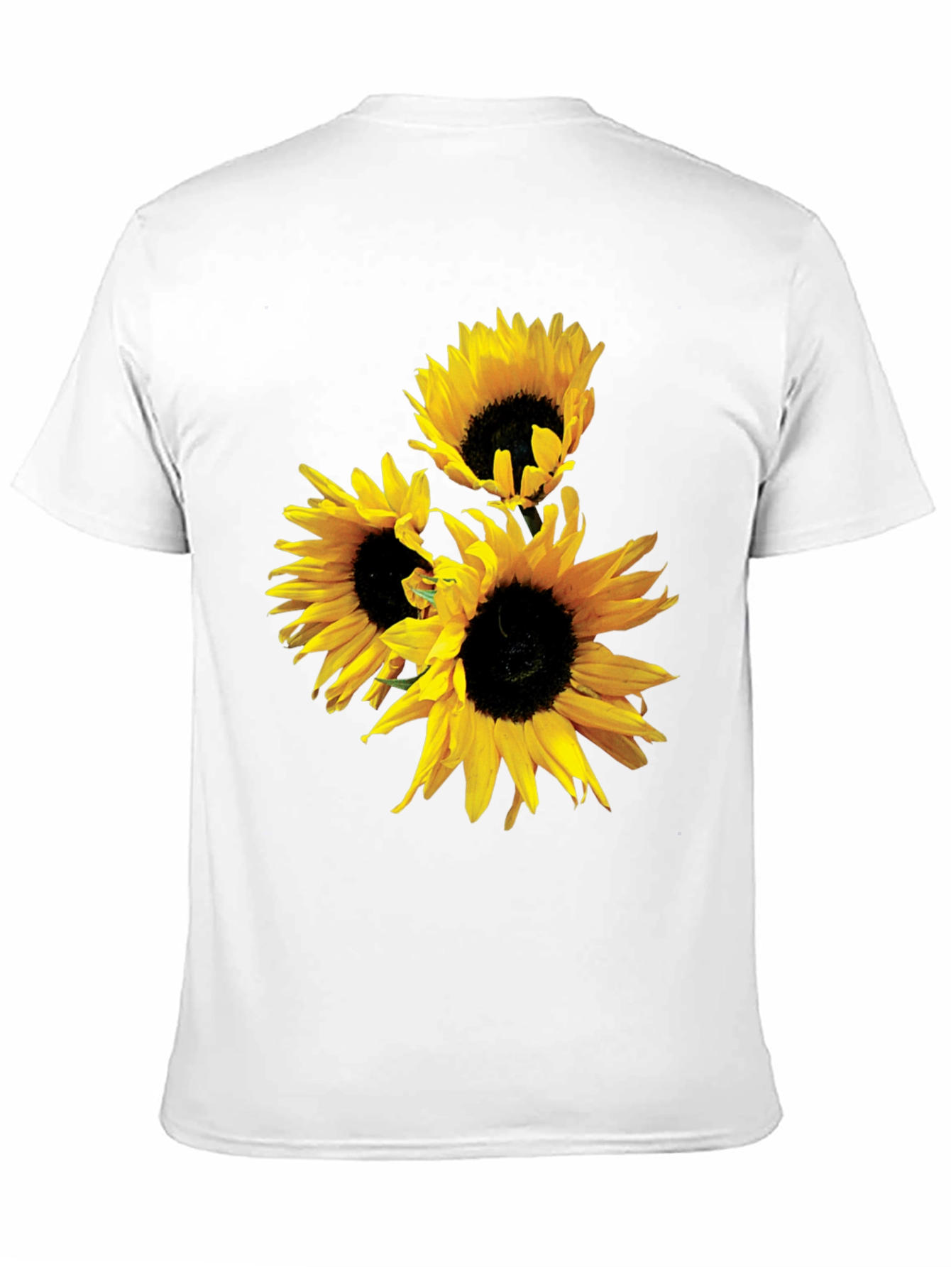 Black Sunflower Graphic Tee - Black Cotton Blend view 11