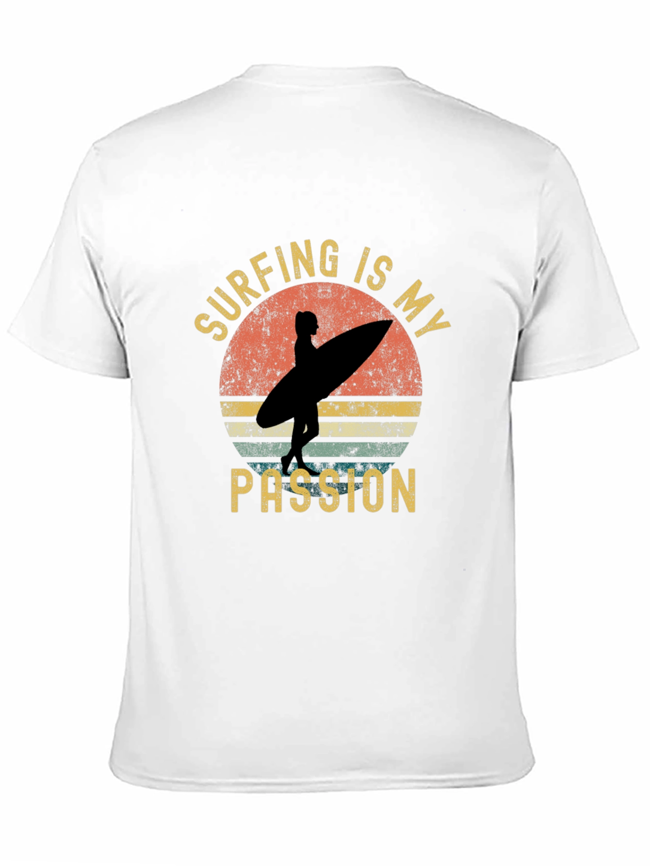 Black Surfing is My Passion Graphic Tee view 11