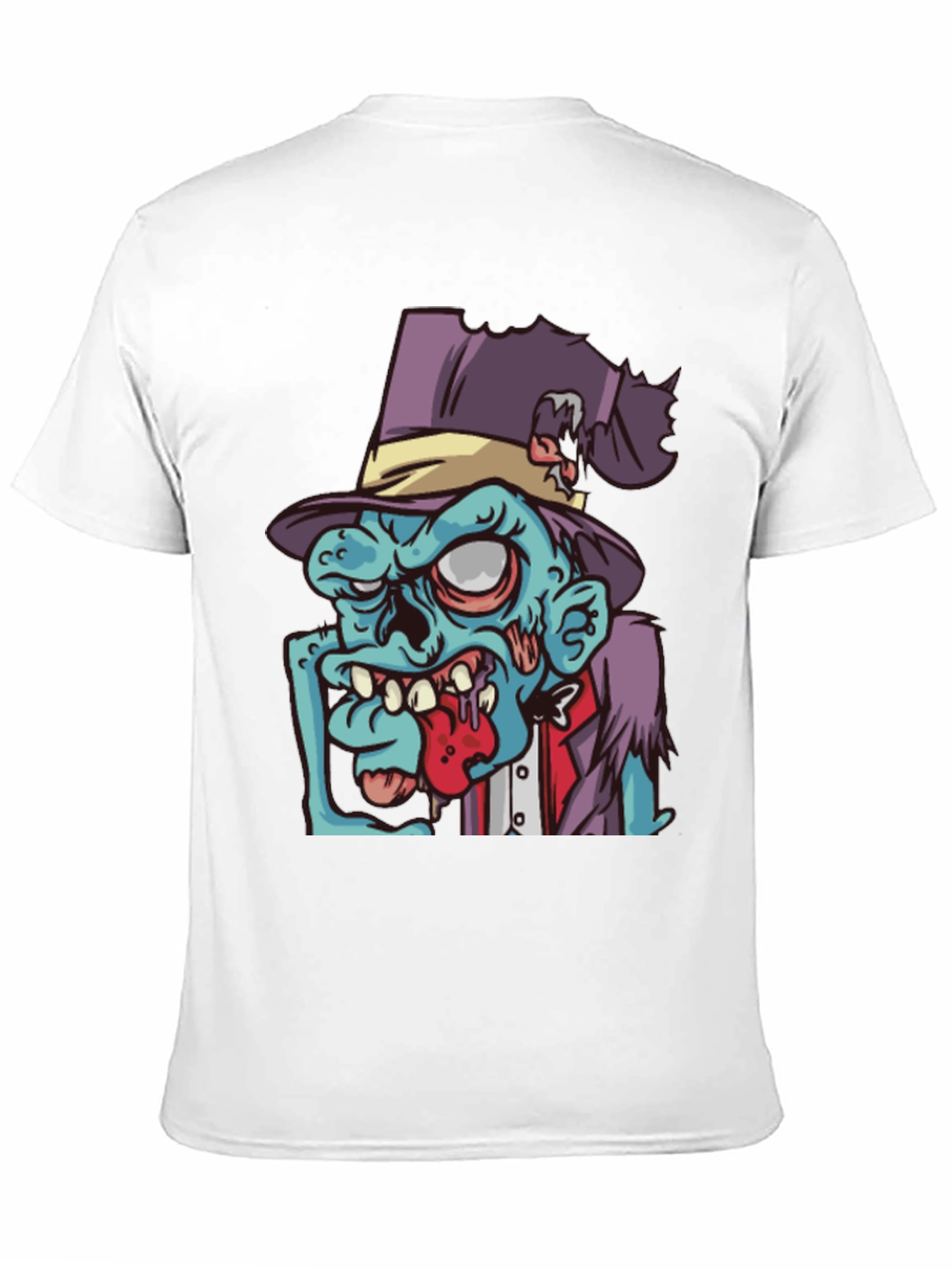 Black Zombie Graphic Tee - Spooky Style view 11